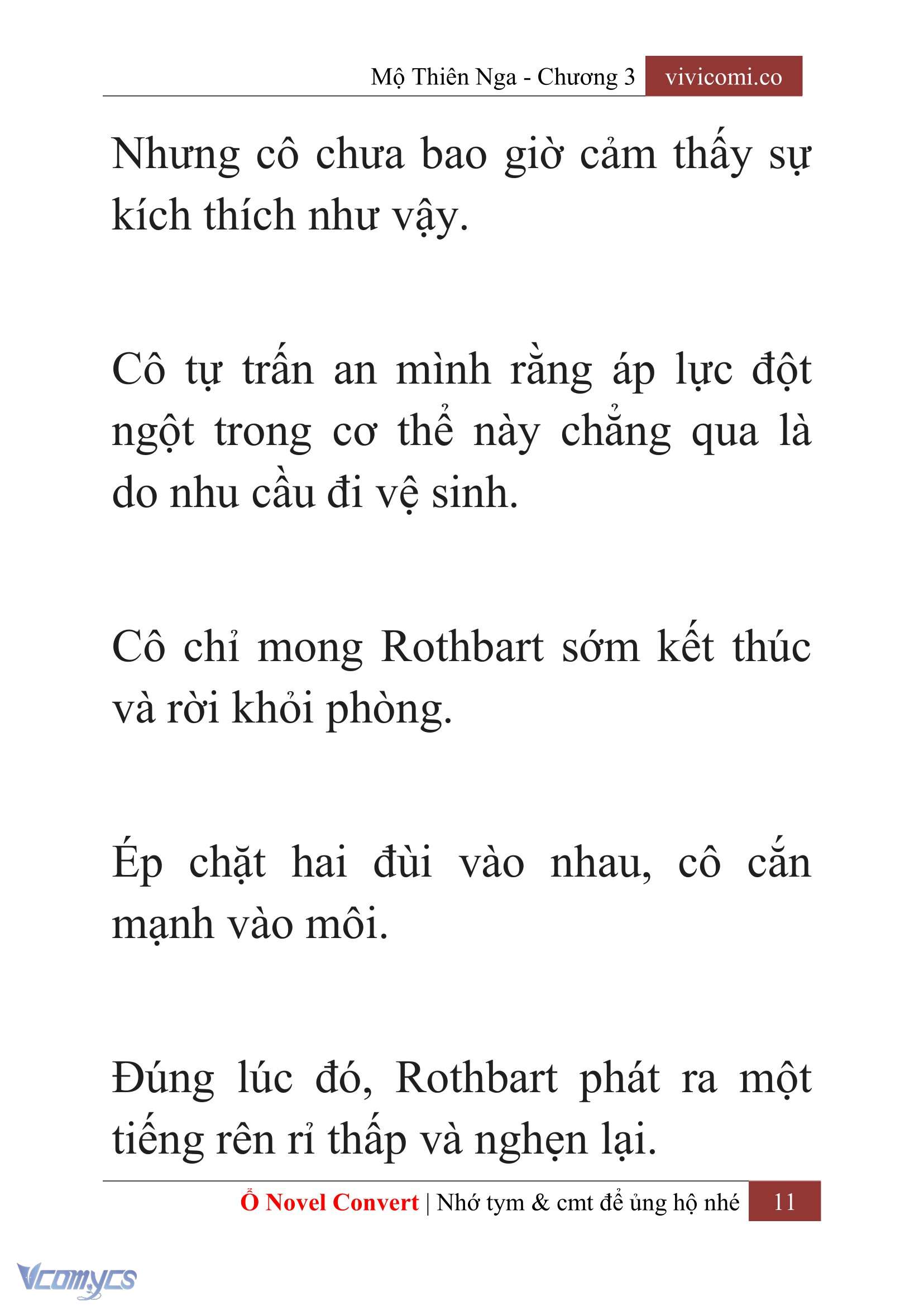 [Novel] Mộ Thiên Nga Chap 3 - Trang 2