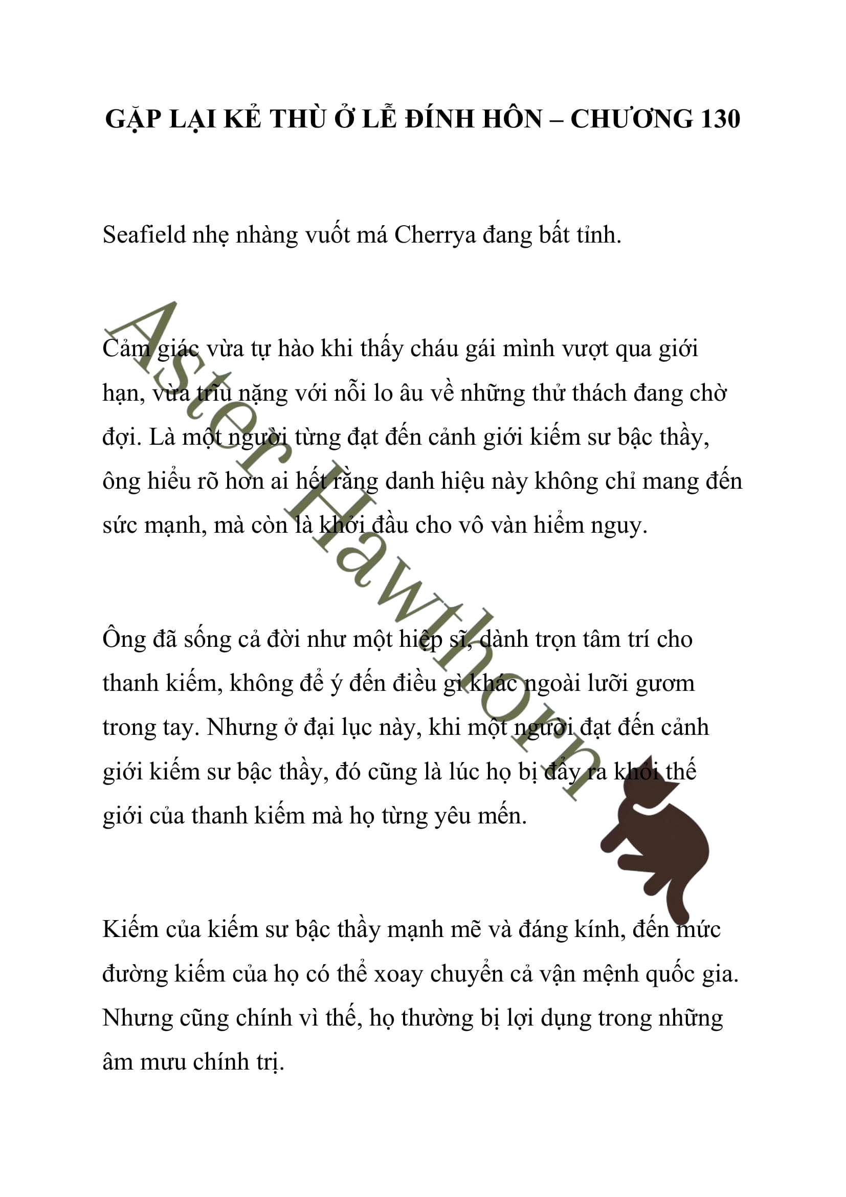 [NOVEL] Gặp Lại Kẻ Thù Ở Lễ Đính Hôn Chap 130 - Trang 2