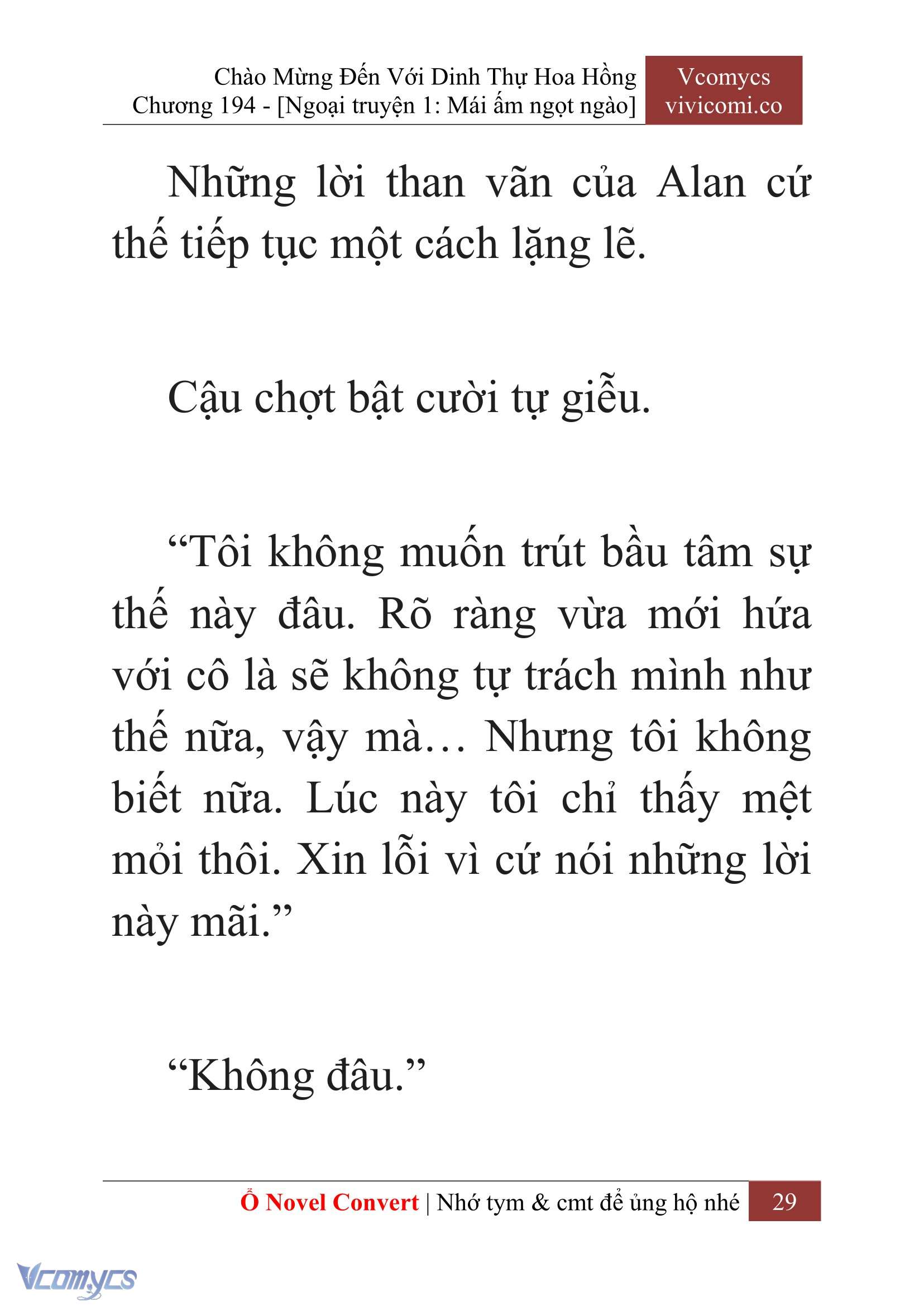 [Novel] Chào Mừng Đến Với Dinh Thự Hoa Hồng Chap 194 - Trang 2
