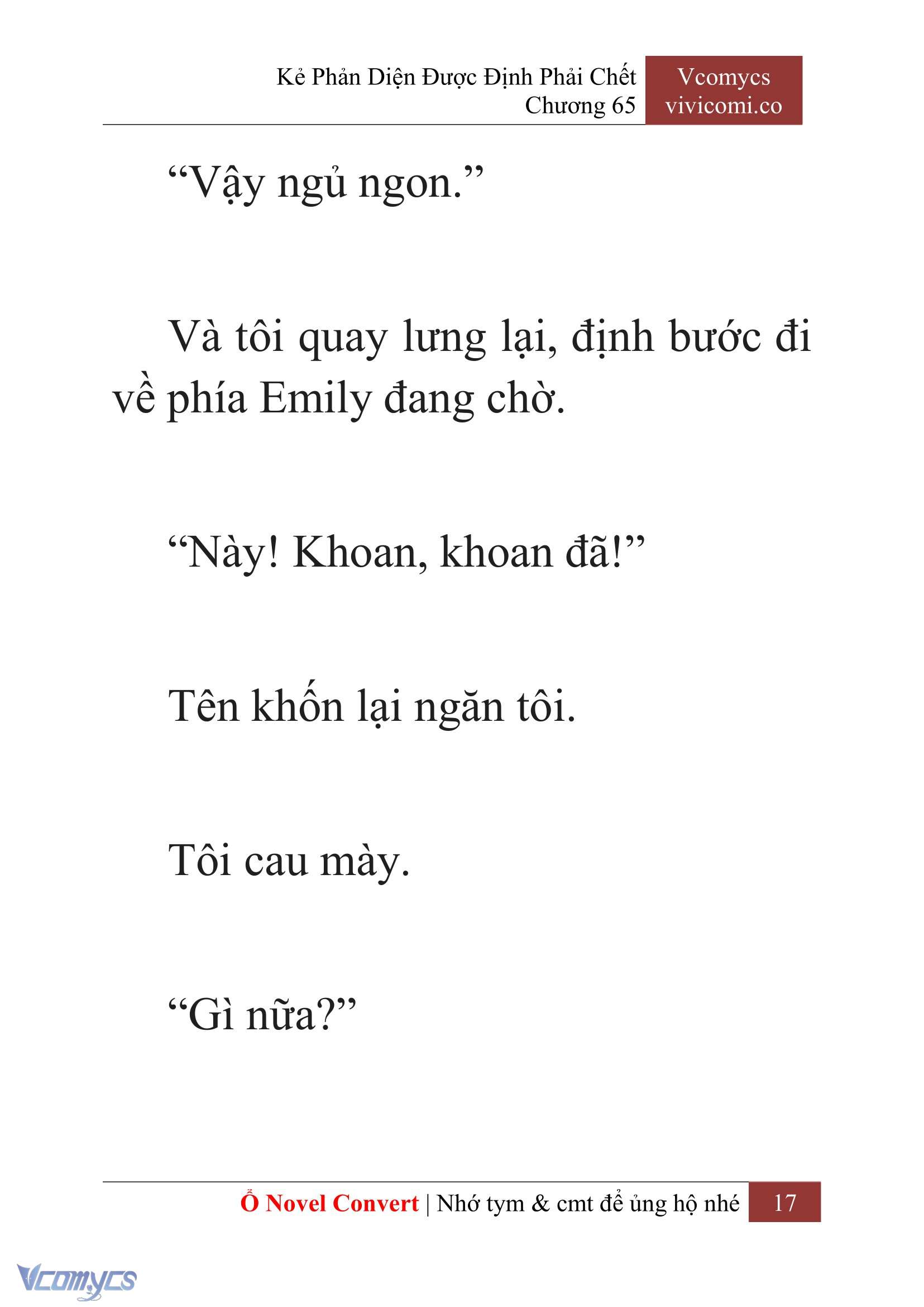 [Novel] Kẻ Phản Diện Được Định Phải Chết Chap 65 - Next Chap 66