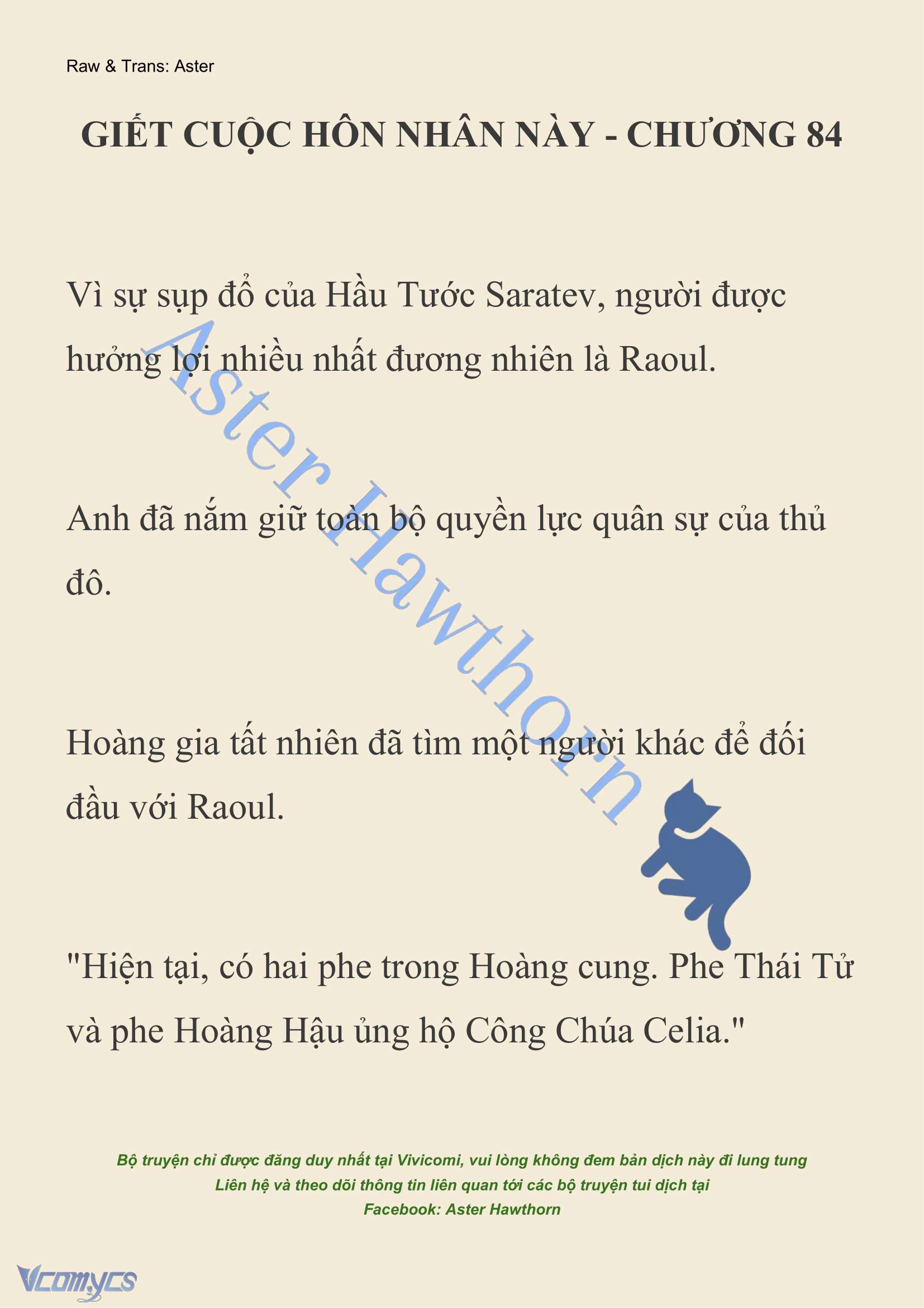 [NOVEL] Giết Cuộc Hôn Nhân Này Chap 84 - Trang 2