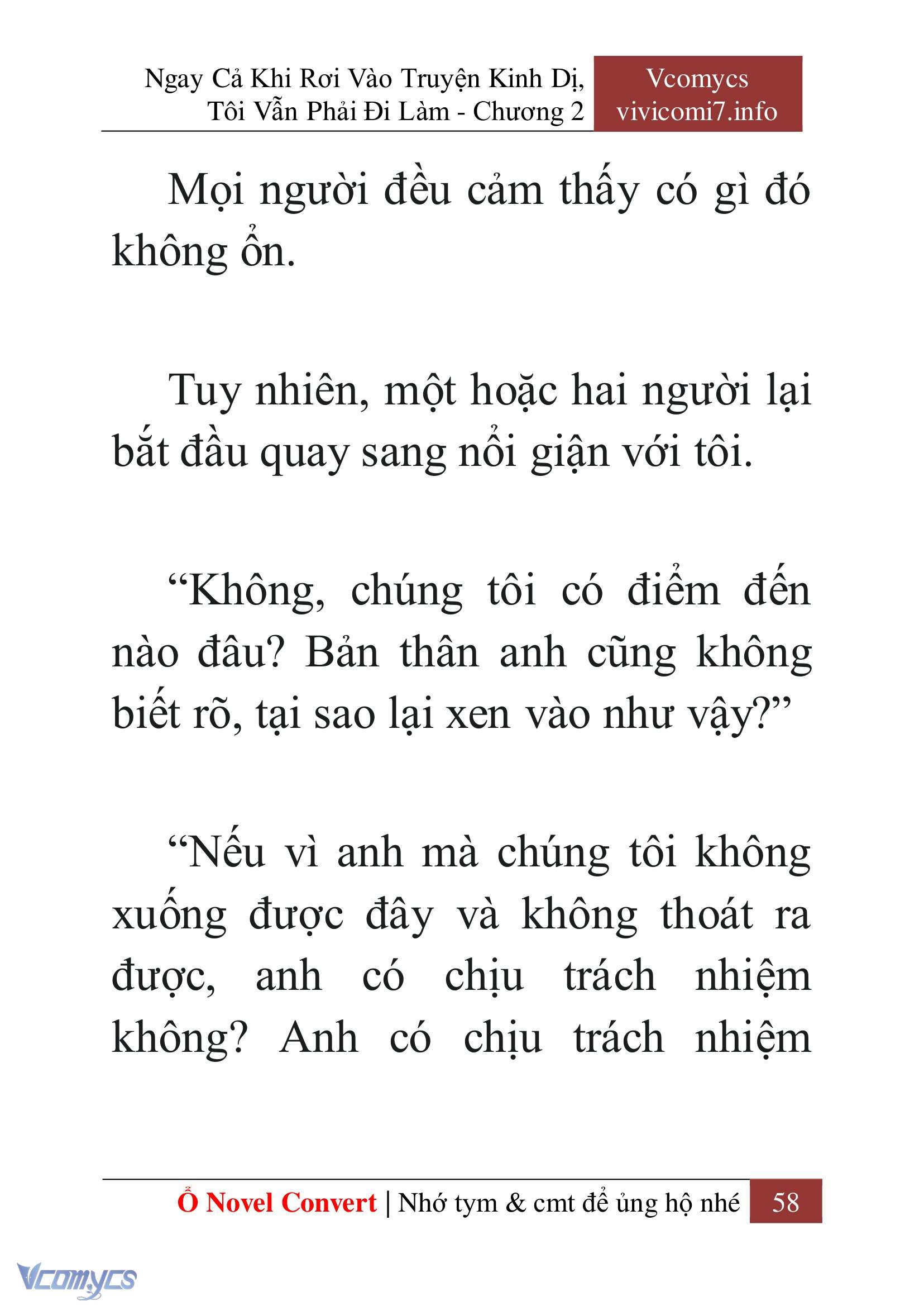 [Novel] Ngay Cả Khi Rơi Vào Truyện Kinh Dị, Tôi Vẫn Phải Đi Làm Chap 2 - Trang 2