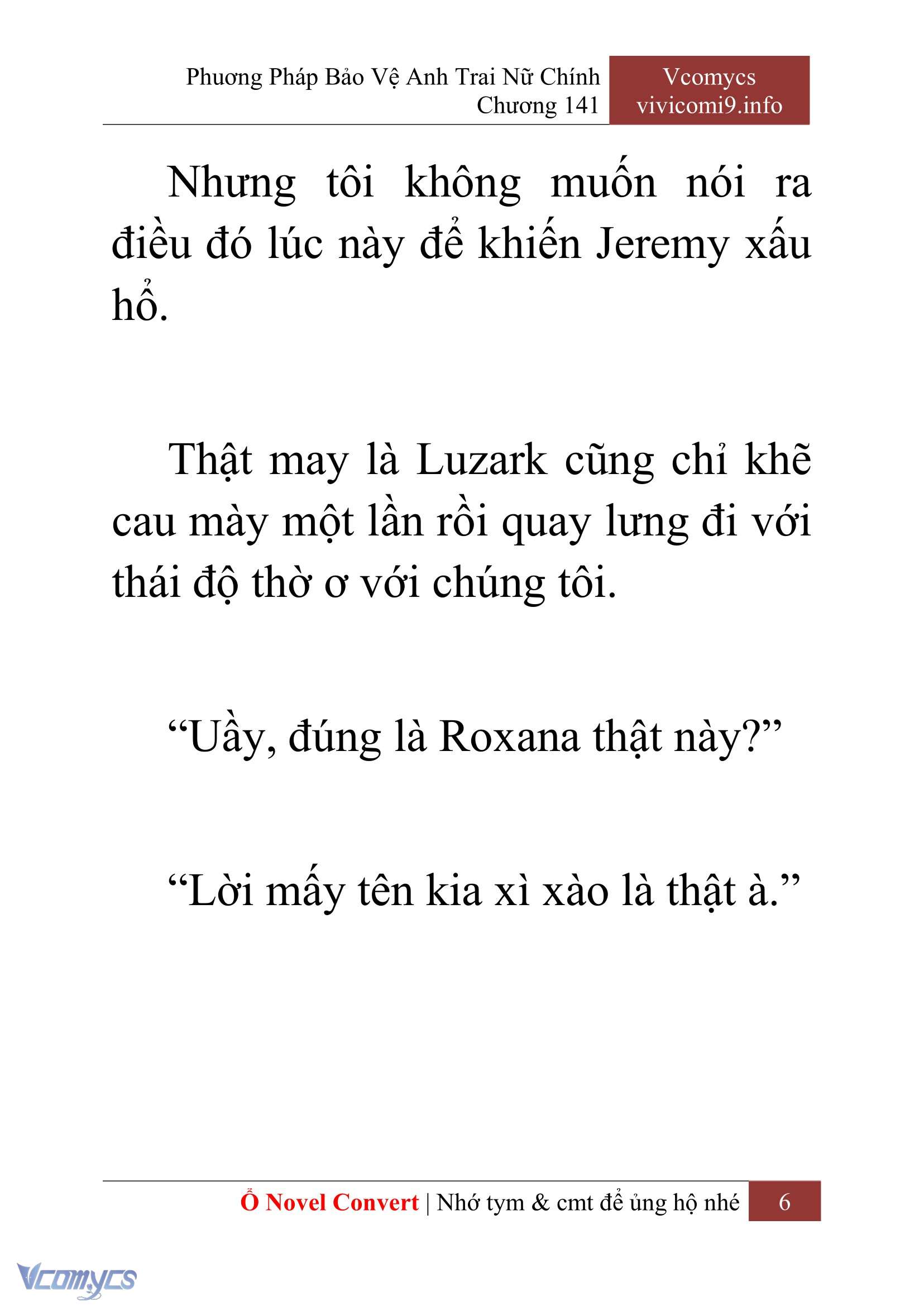 [Novel] Phương Pháp Bảo Vệ Anh Trai Nữ Chính Chap 141 - Trang 2