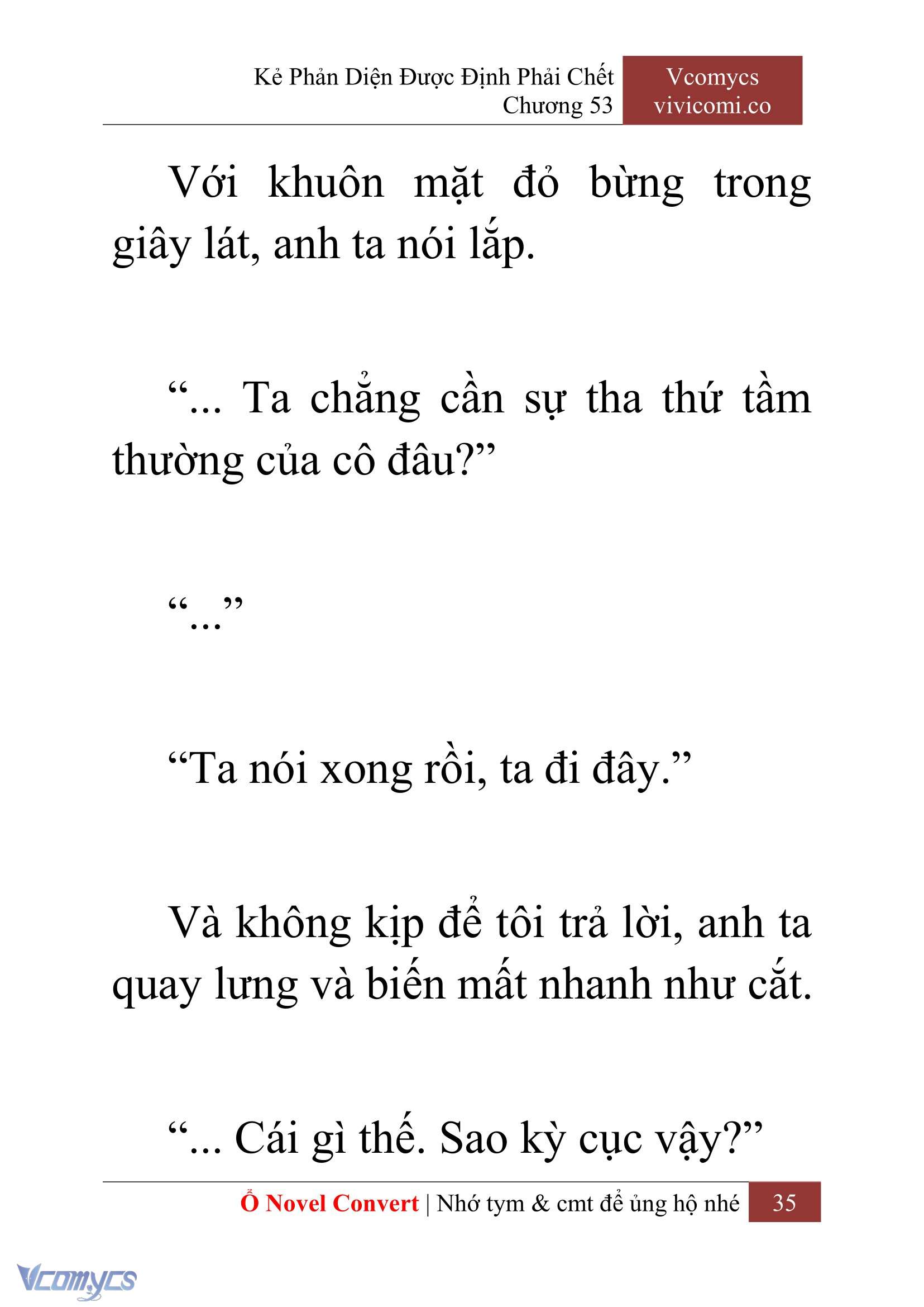 [Novel] Kẻ Phản Diện Được Định Phải Chết Chap 53 - Trang 2