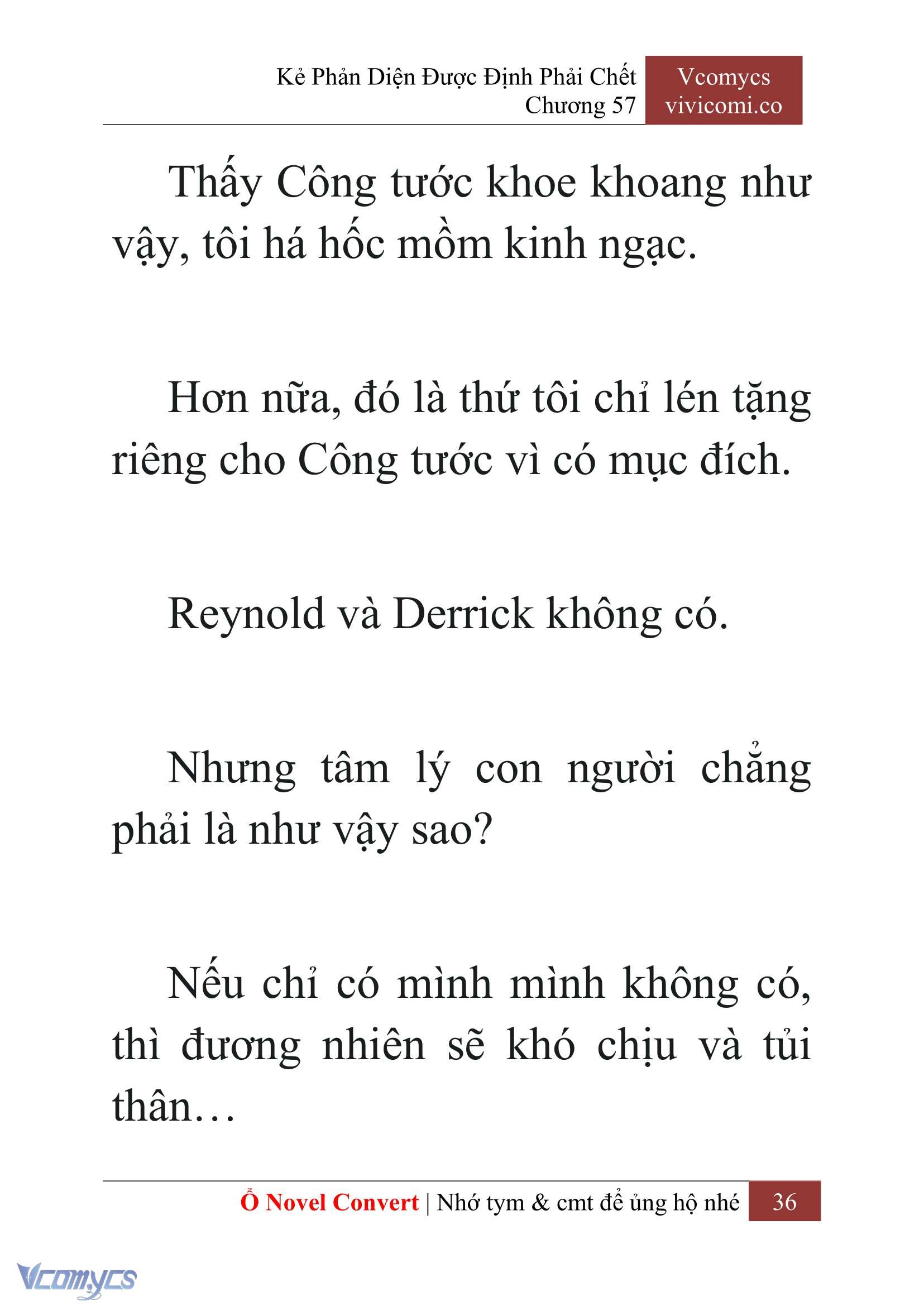 [Novel] Kẻ Phản Diện Được Định Phải Chết Chap 57 - Trang 2