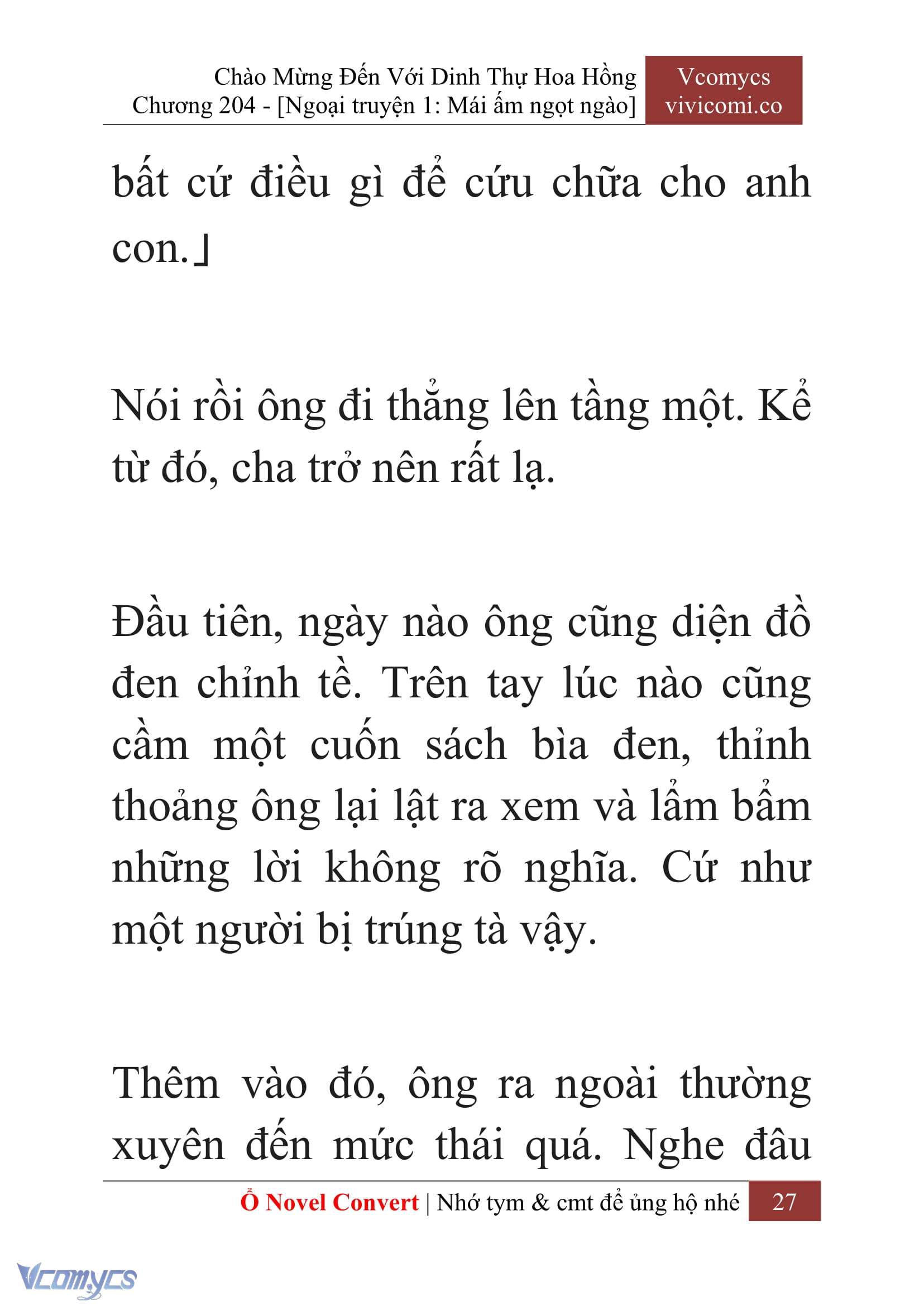[Novel] Chào Mừng Đến Với Dinh Thự Hoa Hồng Chap 204 - Trang 2