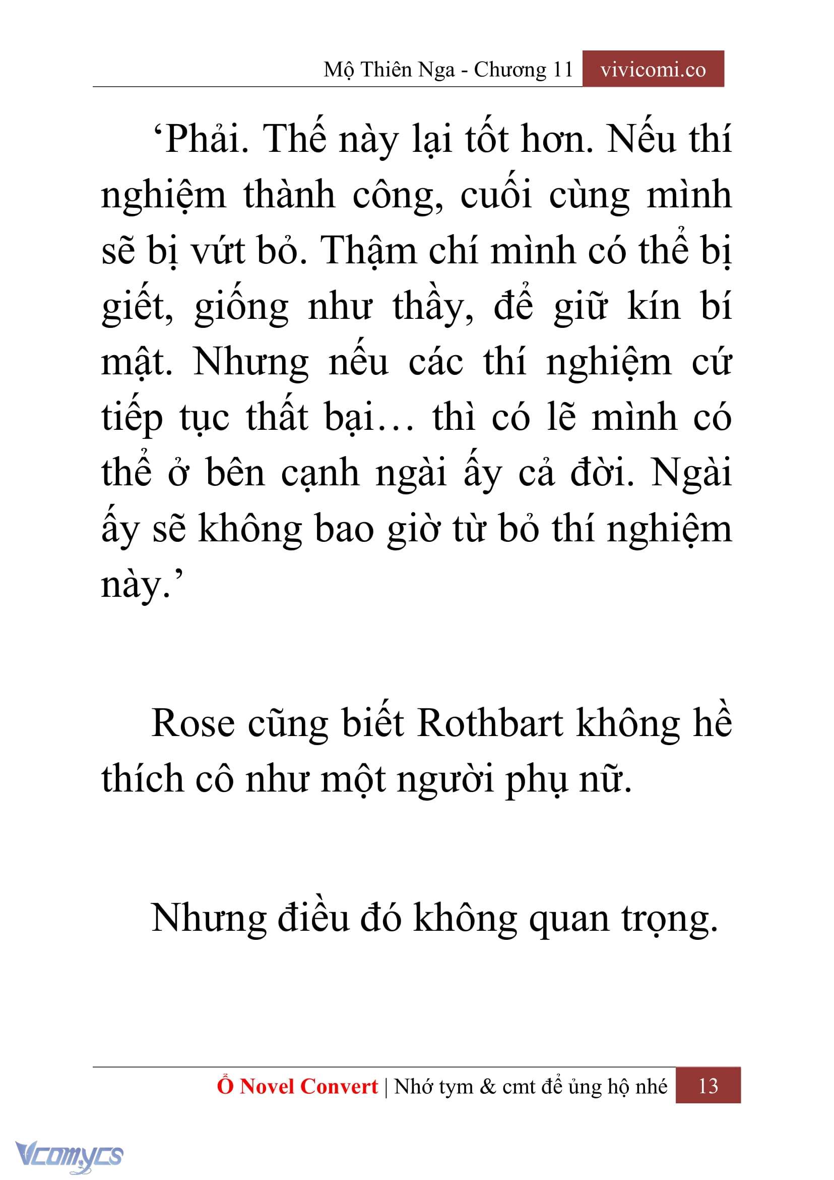 [Novel] Mộ Thiên Nga Chap 11 - Trang 2