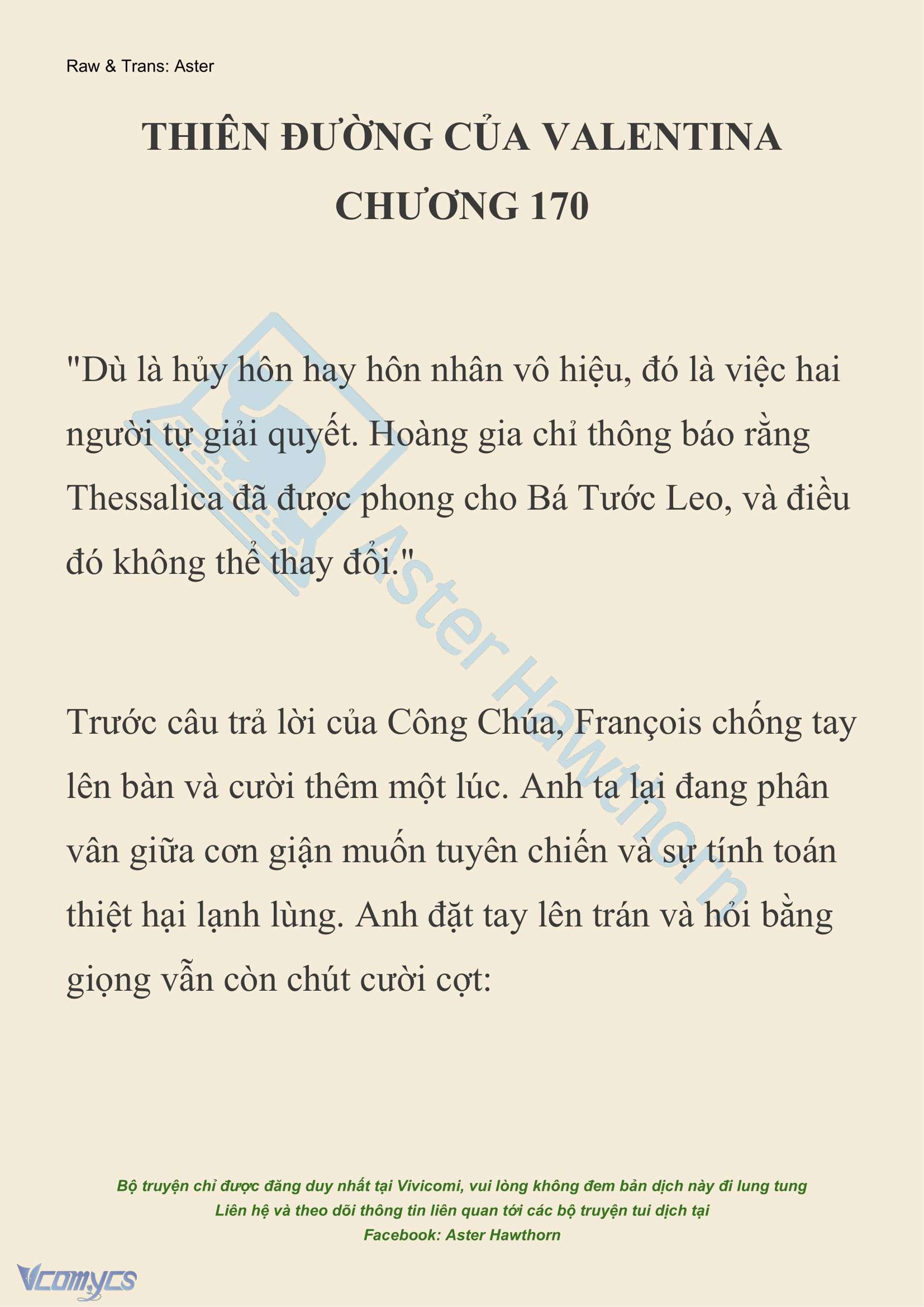 [NOVEL] Thiên Đường Của Valentina Chap 170 - Trang 2