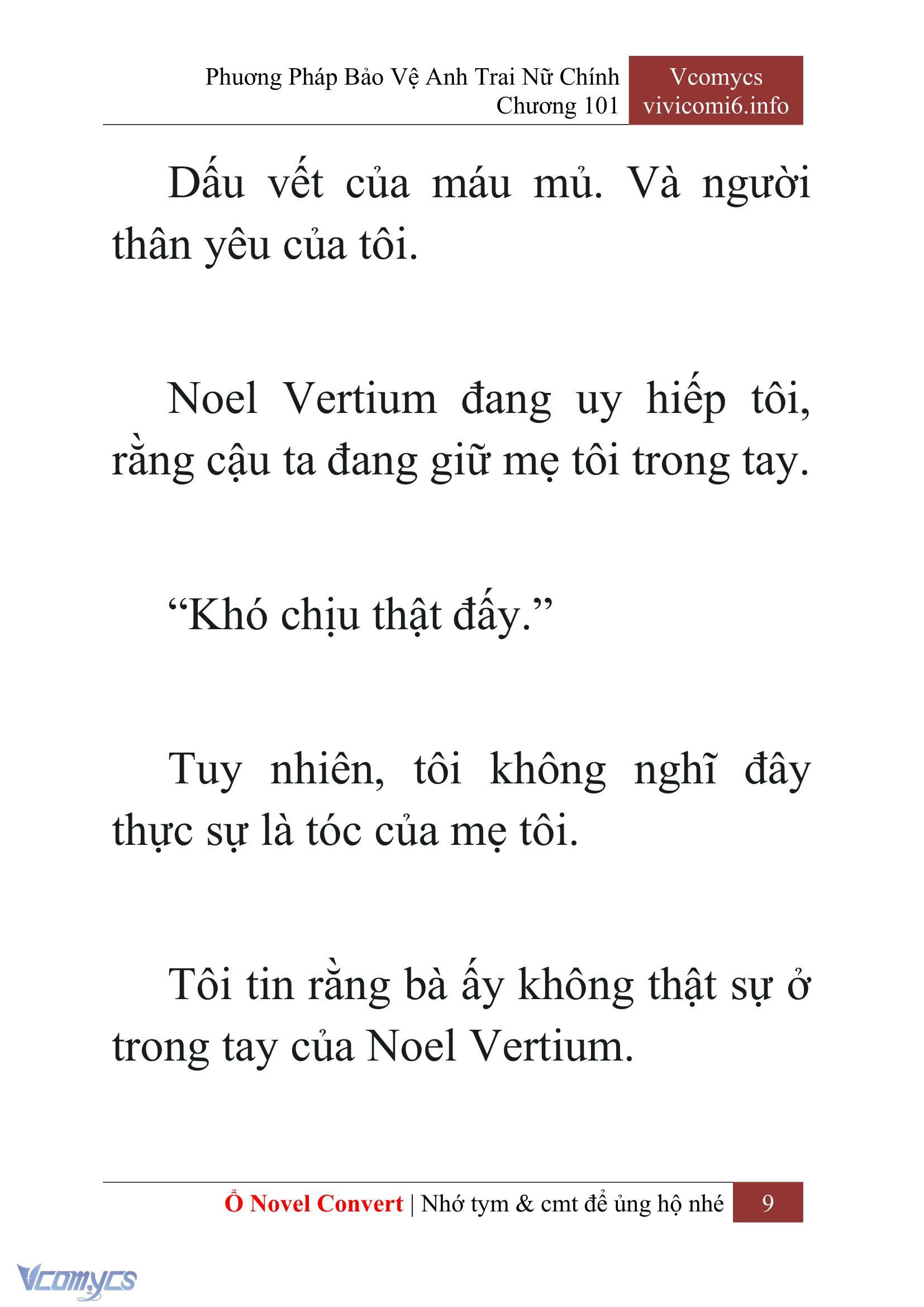 [Novel] Phương Pháp Bảo Vệ Anh Trai Nữ Chính Chap 101 - Trang 2