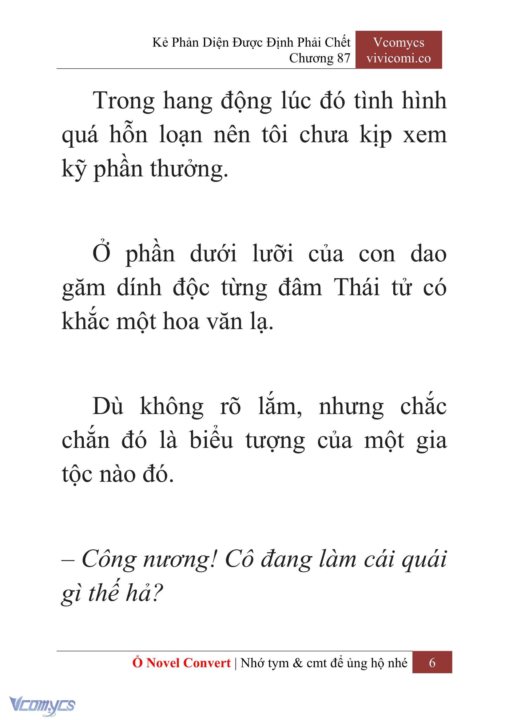 [Novel] Kẻ Phản Diện Được Định Phải Chết Chap 87 - Trang 2
