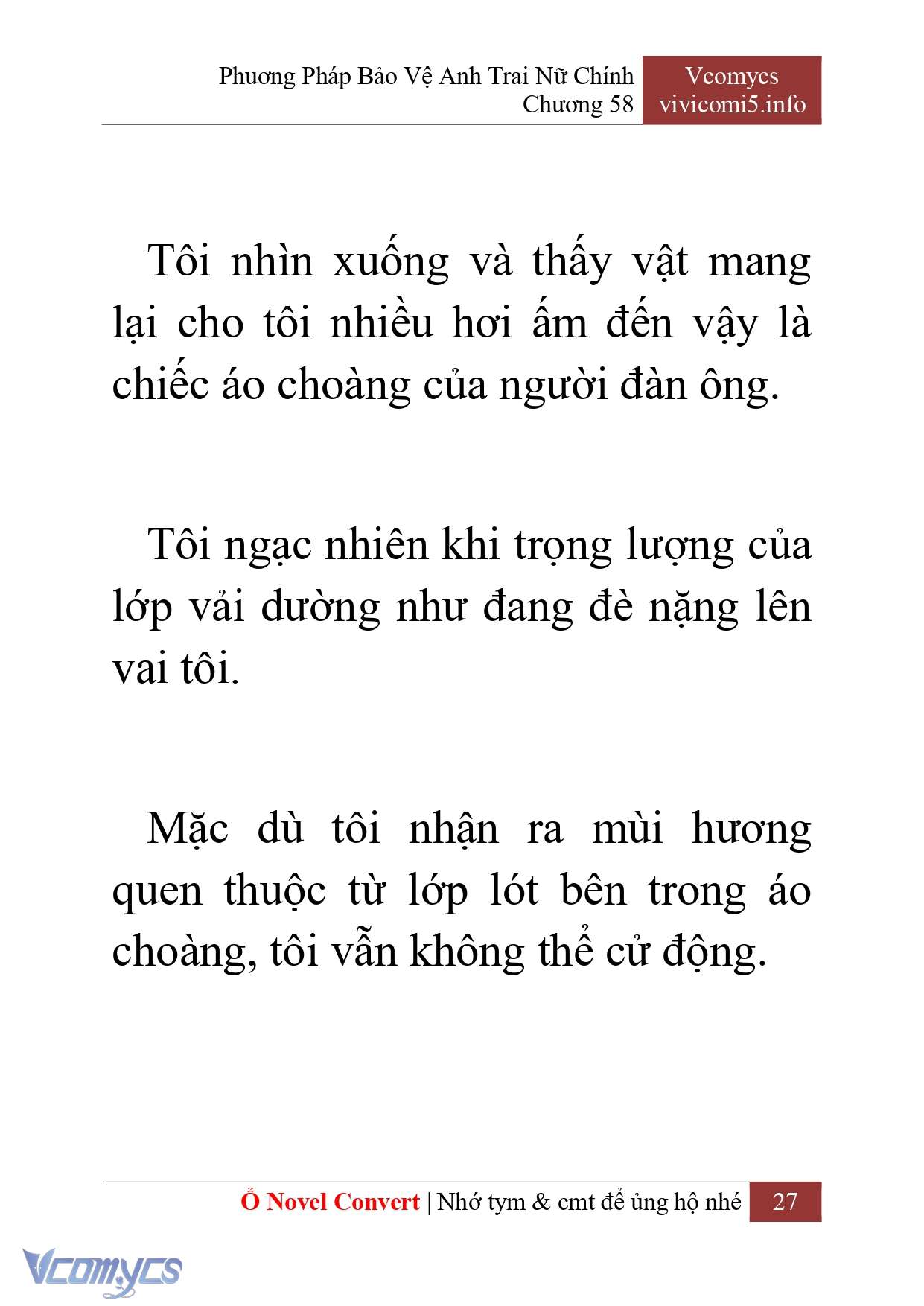 [Novel] Phương Pháp Bảo Vệ Anh Trai Nữ Chính Chap 58 - Trang 2