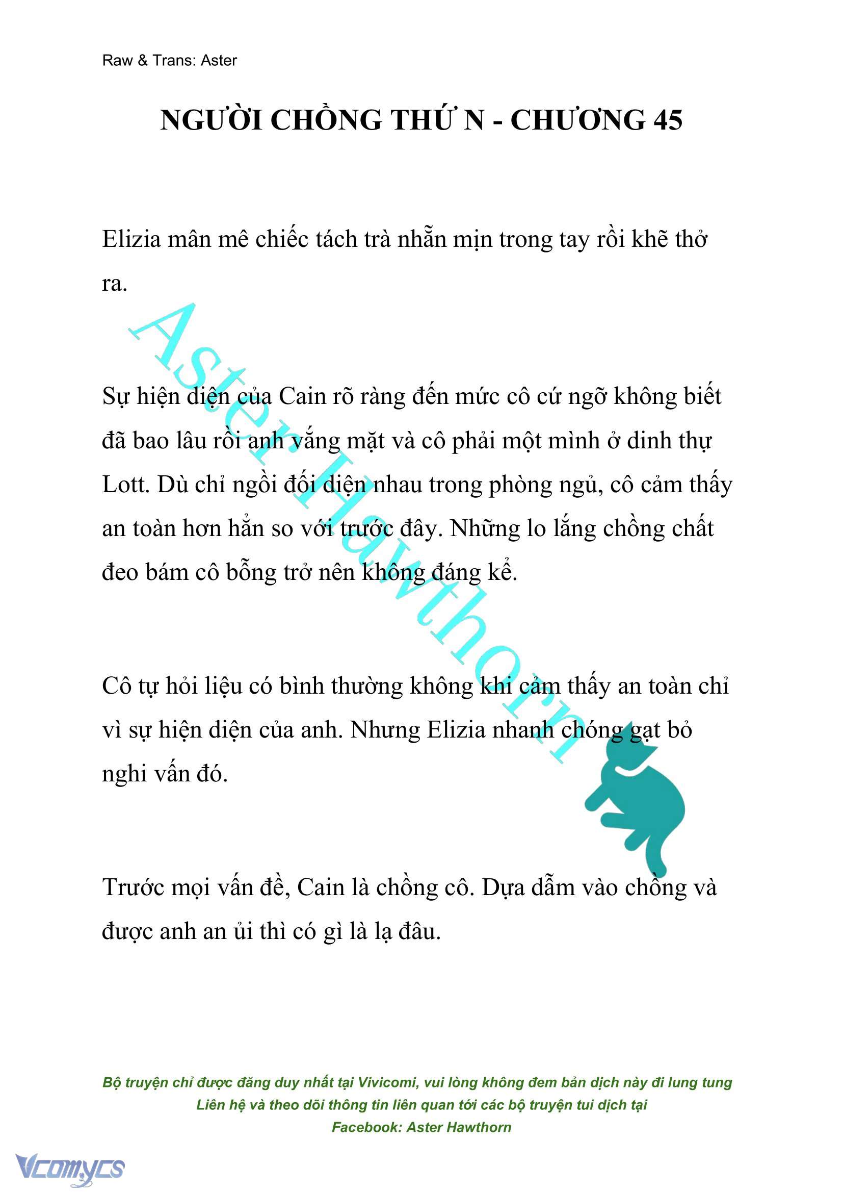 [NOVEL] Người Chồng Thứ N Chap 45 - Trang 2