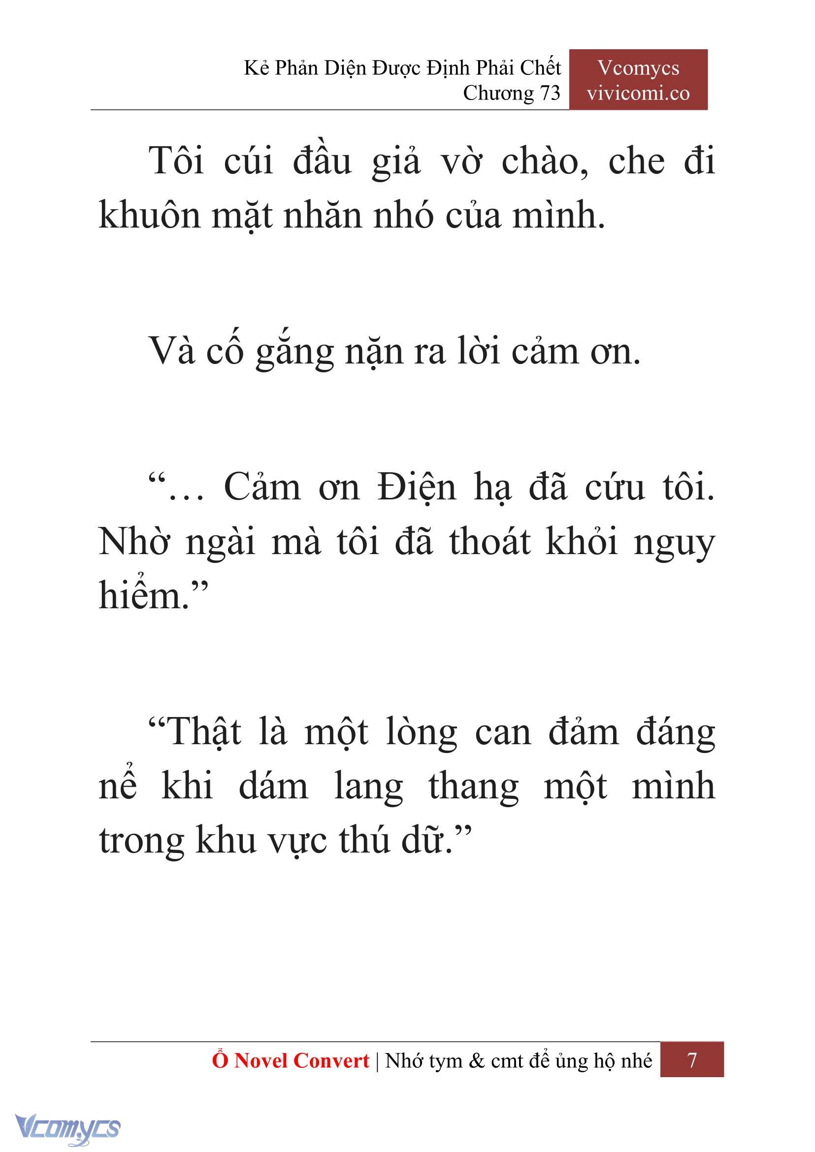[Novel] Kẻ Phản Diện Được Định Phải Chết Chap 73 - Next Chap 74