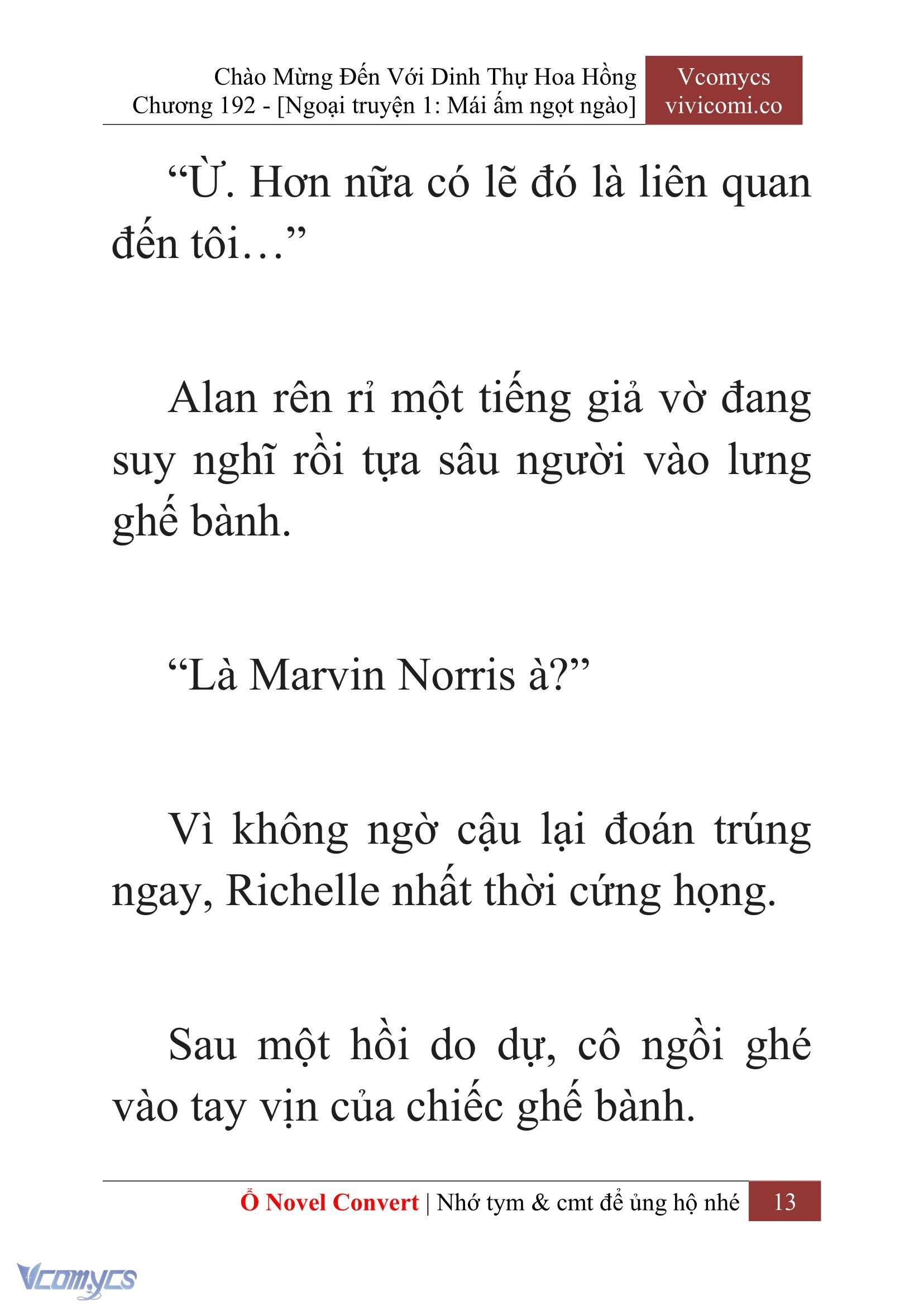 [Novel] Chào Mừng Đến Với Dinh Thự Hoa Hồng Chap 192 - Trang 2
