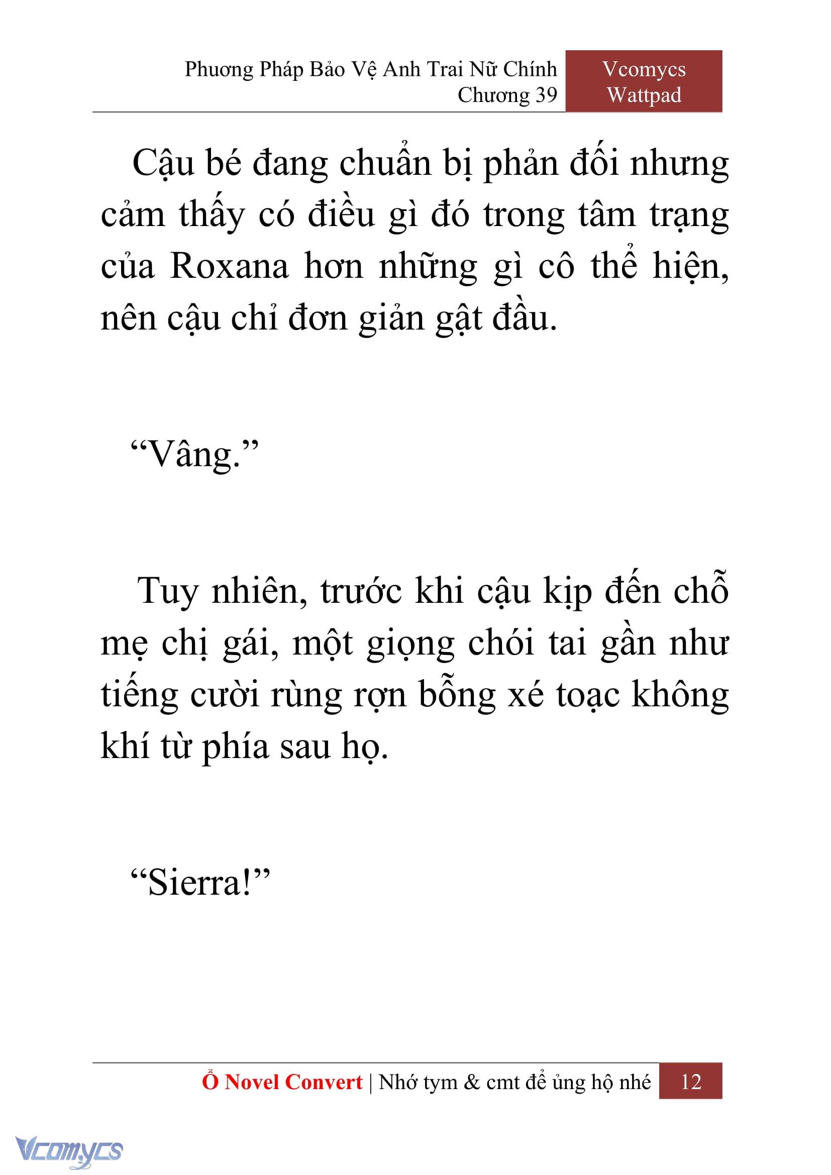 [Novel] Phương Pháp Bảo Vệ Anh Trai Nữ Chính Chap 39 - Trang 2