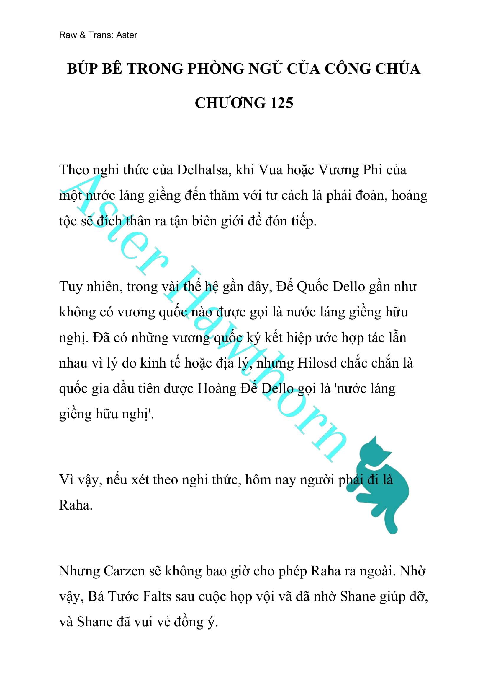 [NOVEL] Búp Bê Trong Phòng Ngủ Của Công Chúa Chap 125 - Trang 2