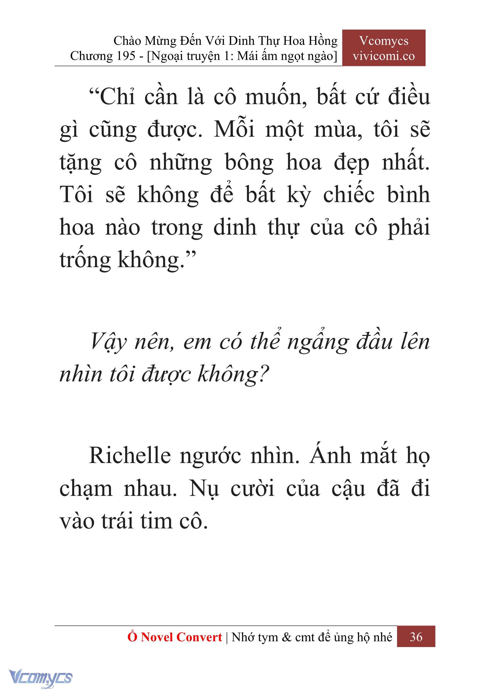 [Novel] Chào Mừng Đến Với Dinh Thự Hoa Hồng Chap 195 - Trang 2