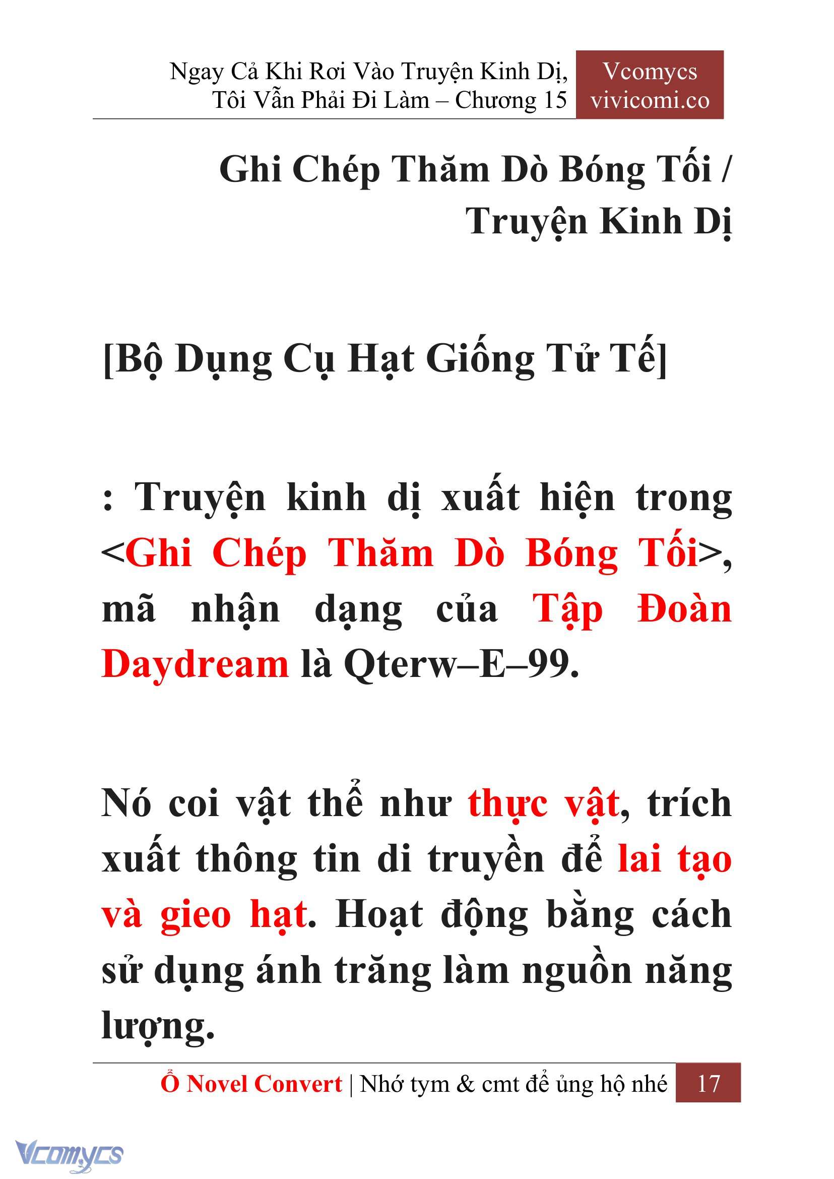 [Novel] Ngay Cả Khi Rơi Vào Truyện Kinh Dị, Tôi Vẫn Phải Đi Làm Chap 15 - Trang 2