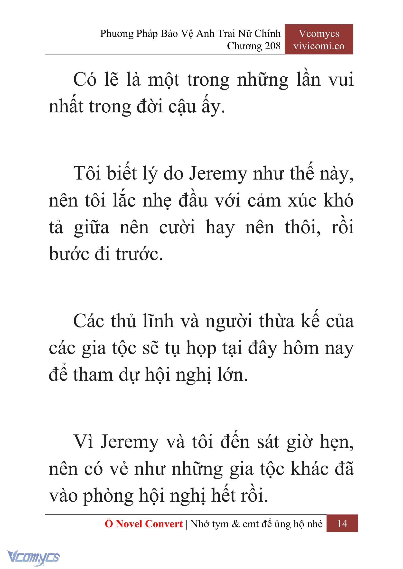 [Novel] Phương Pháp Bảo Vệ Anh Trai Nữ Chính Chap 208 - Trang 2