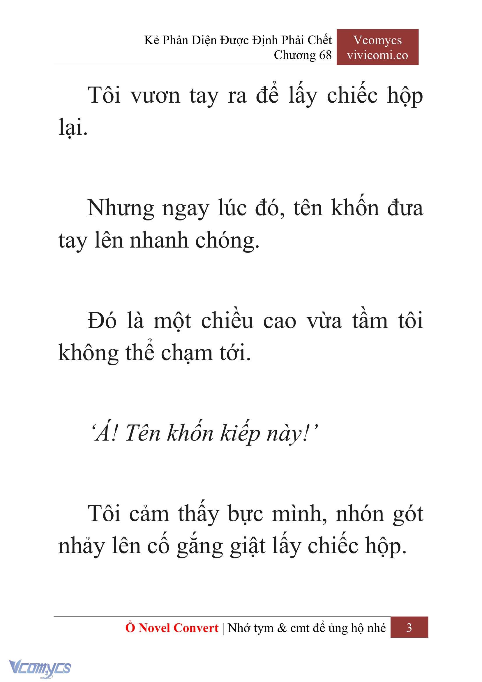 [Novel] Kẻ Phản Diện Được Định Phải Chết Chap 68 - Next Chap 69