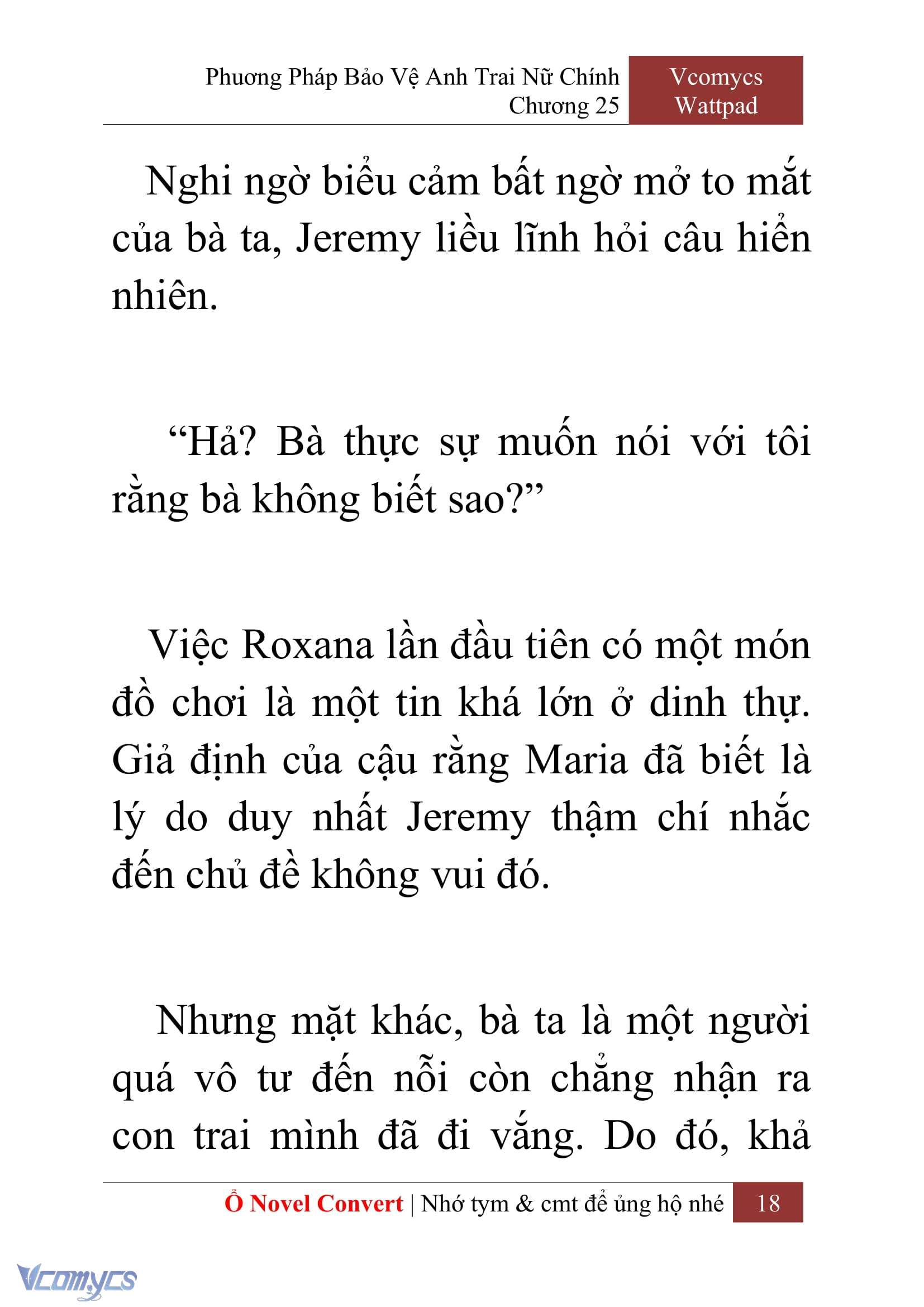 [Novel] Phương Pháp Bảo Vệ Anh Trai Nữ Chính Chap 25 - Trang 2