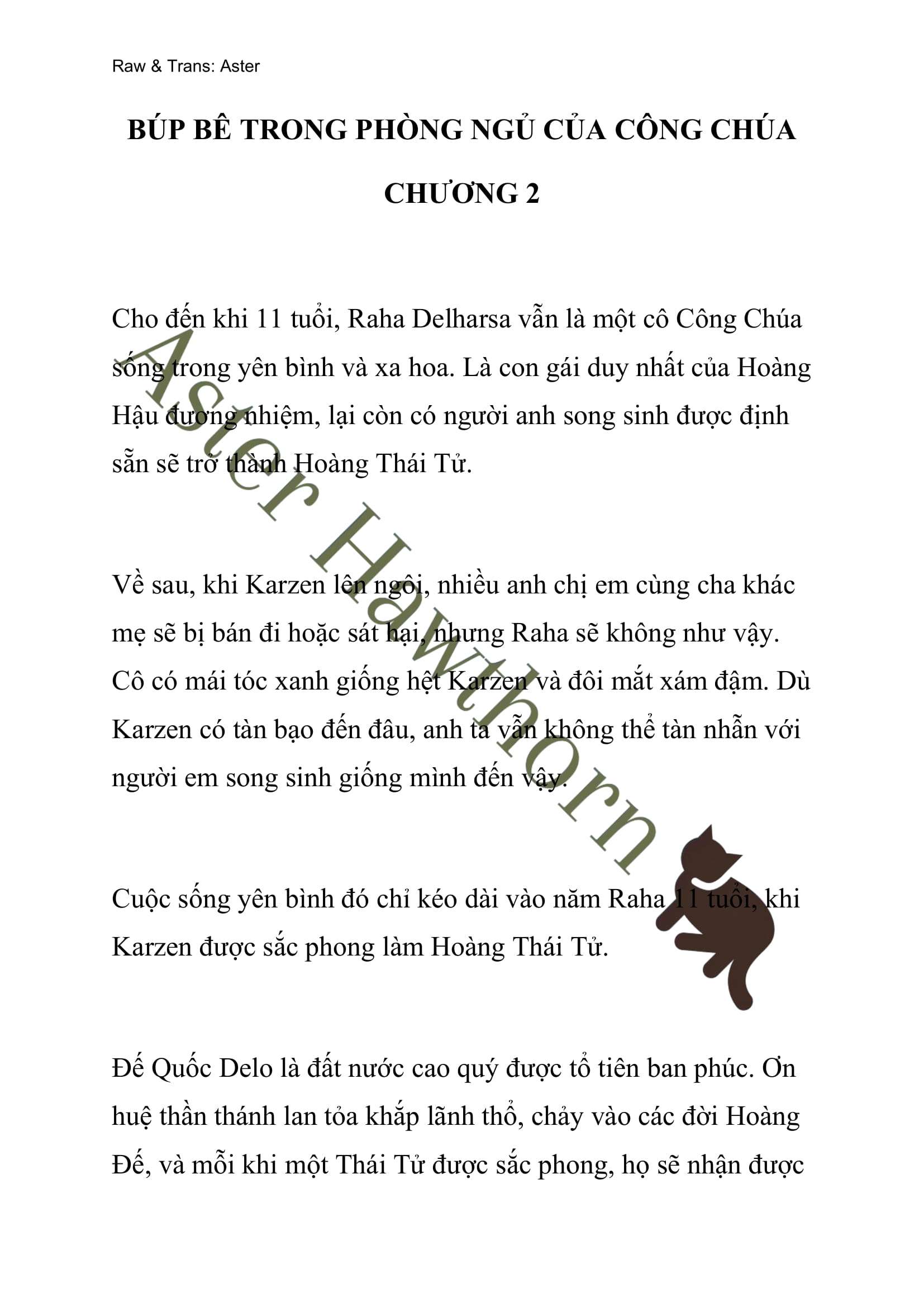 [NOVEL] Búp Bê Trong Phòng Ngủ Của Công Chúa Chap 2 - Trang 2