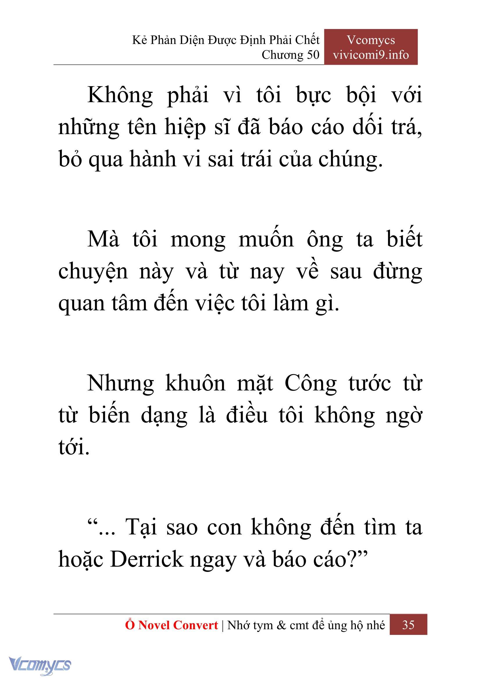 [Novel] Kẻ Phản Diện Được Định Phải Chết Chap 50 - Trang 2