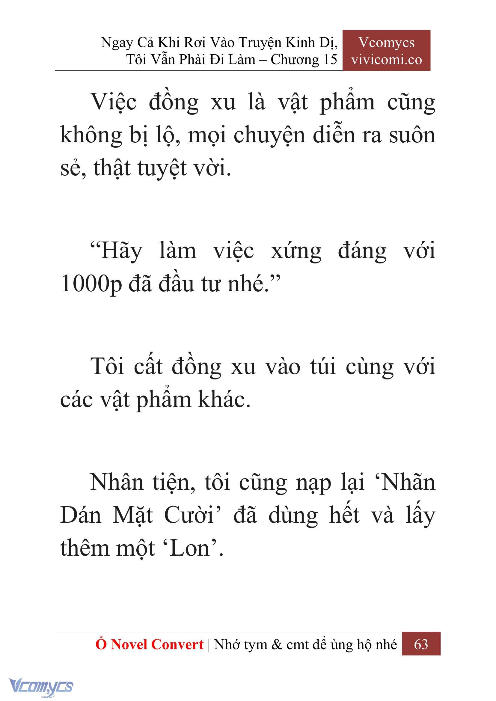 [Novel] Ngay Cả Khi Rơi Vào Truyện Kinh Dị, Tôi Vẫn Phải Đi Làm Chap 15 - Trang 2