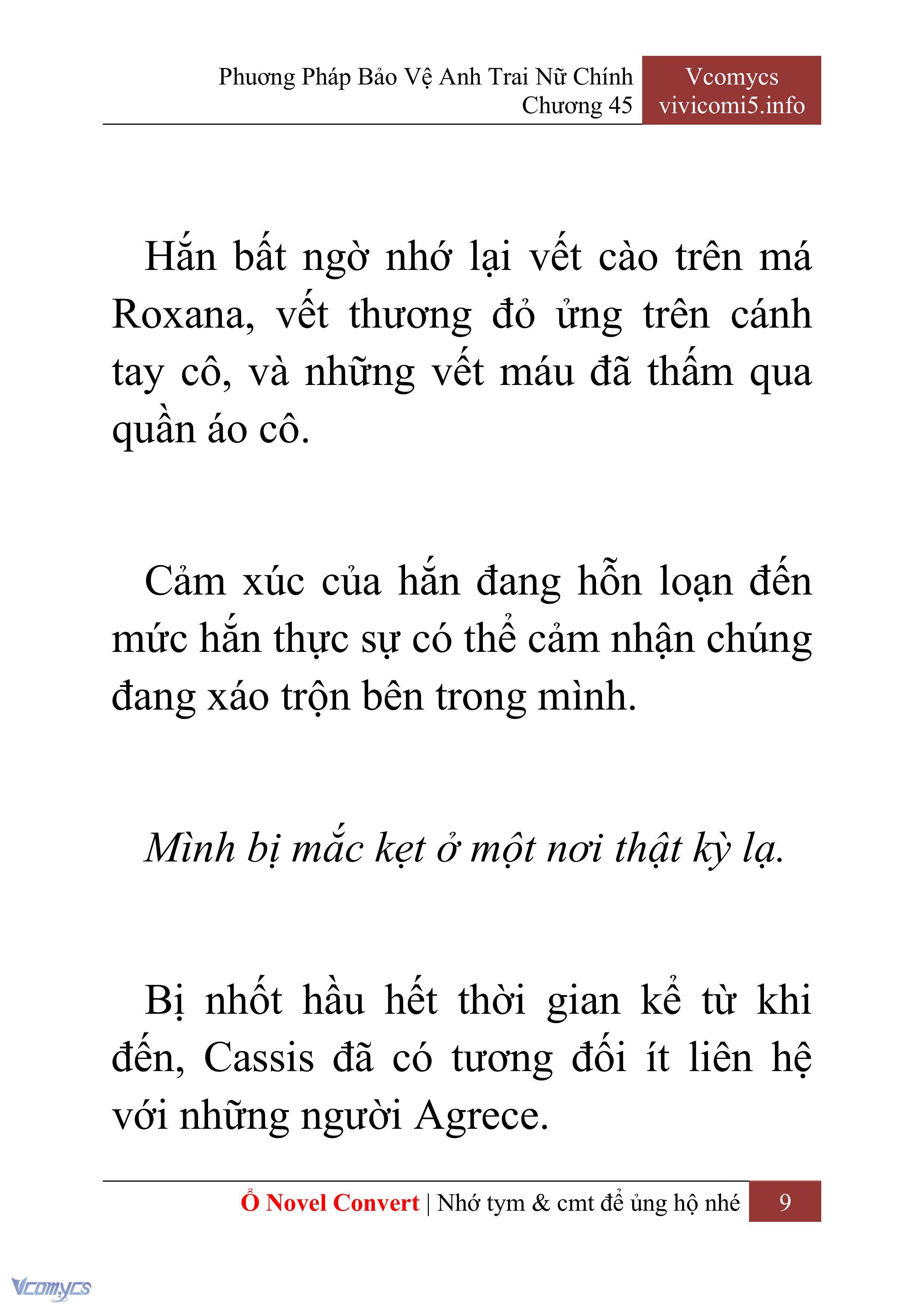 [Novel] Phương Pháp Bảo Vệ Anh Trai Nữ Chính Chap 45 - Trang 2