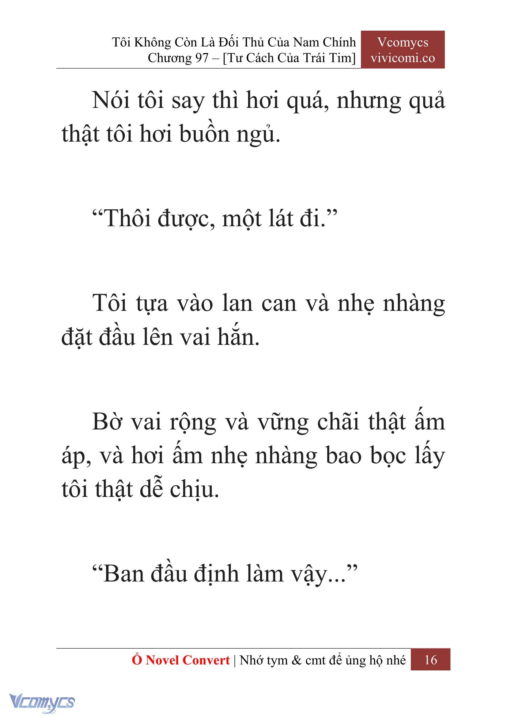 [Novel] Tôi Không Còn Là Đối Thủ Của Nam Chính Chap 97 - Trang 2