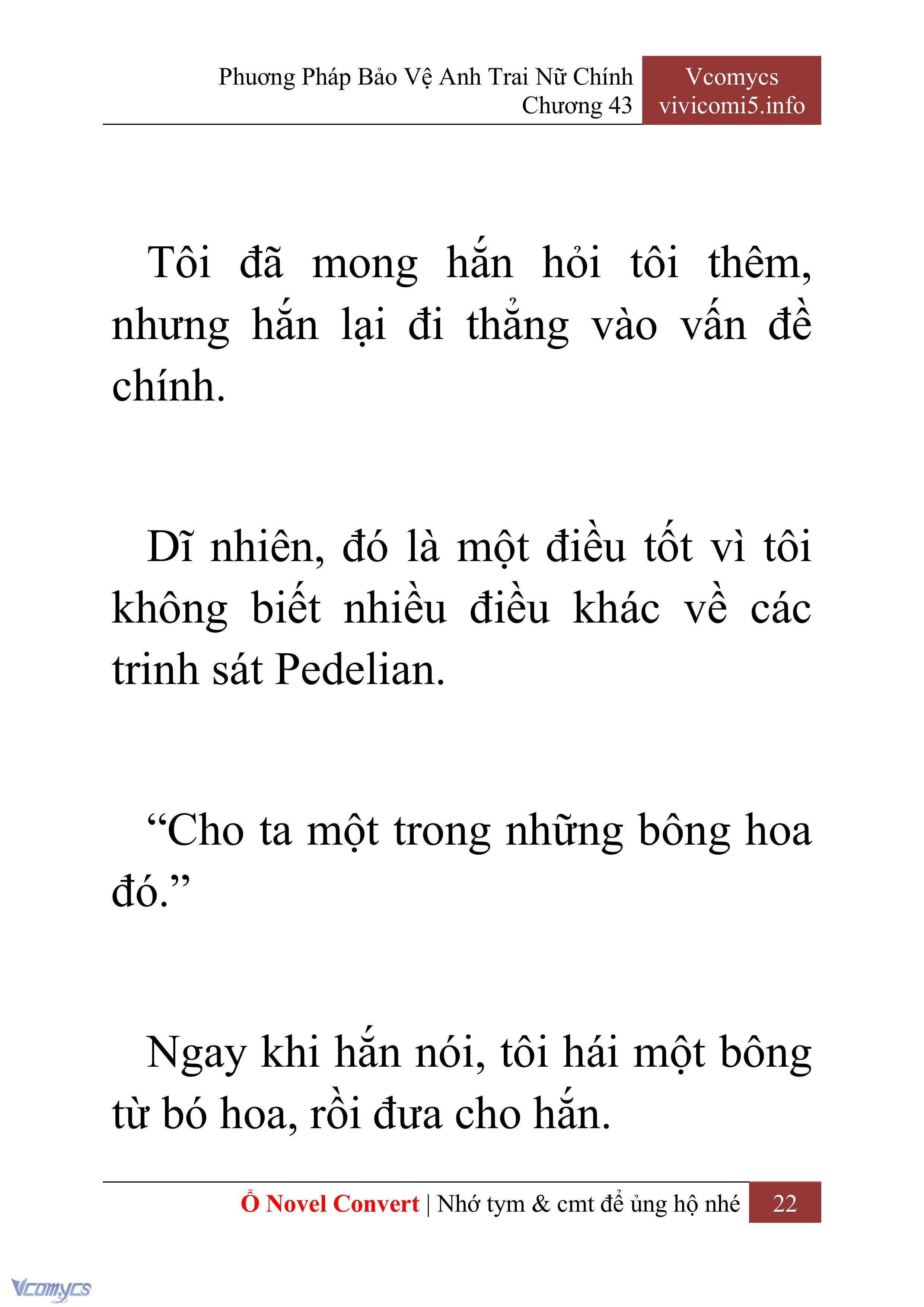 [Novel] Phương Pháp Bảo Vệ Anh Trai Nữ Chính Chap 43 - Trang 2