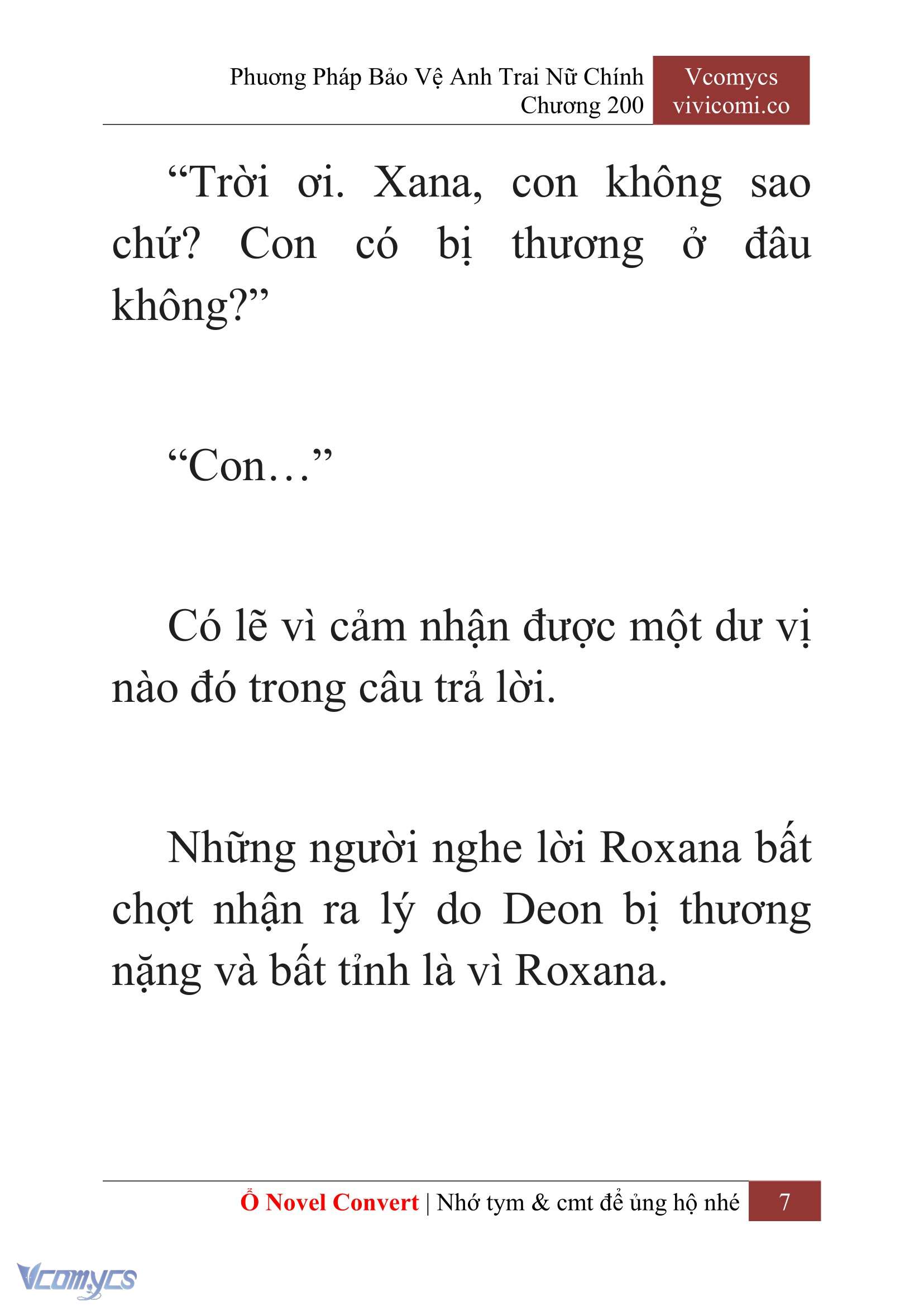 [Novel] Phương Pháp Bảo Vệ Anh Trai Nữ Chính Chap 200 - Trang 2