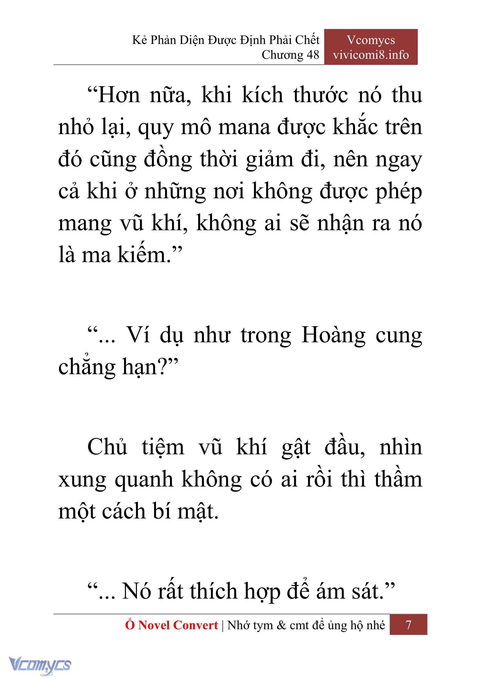 [Novel] Kẻ Phản Diện Được Định Phải Chết Chap 48 - Trang 2