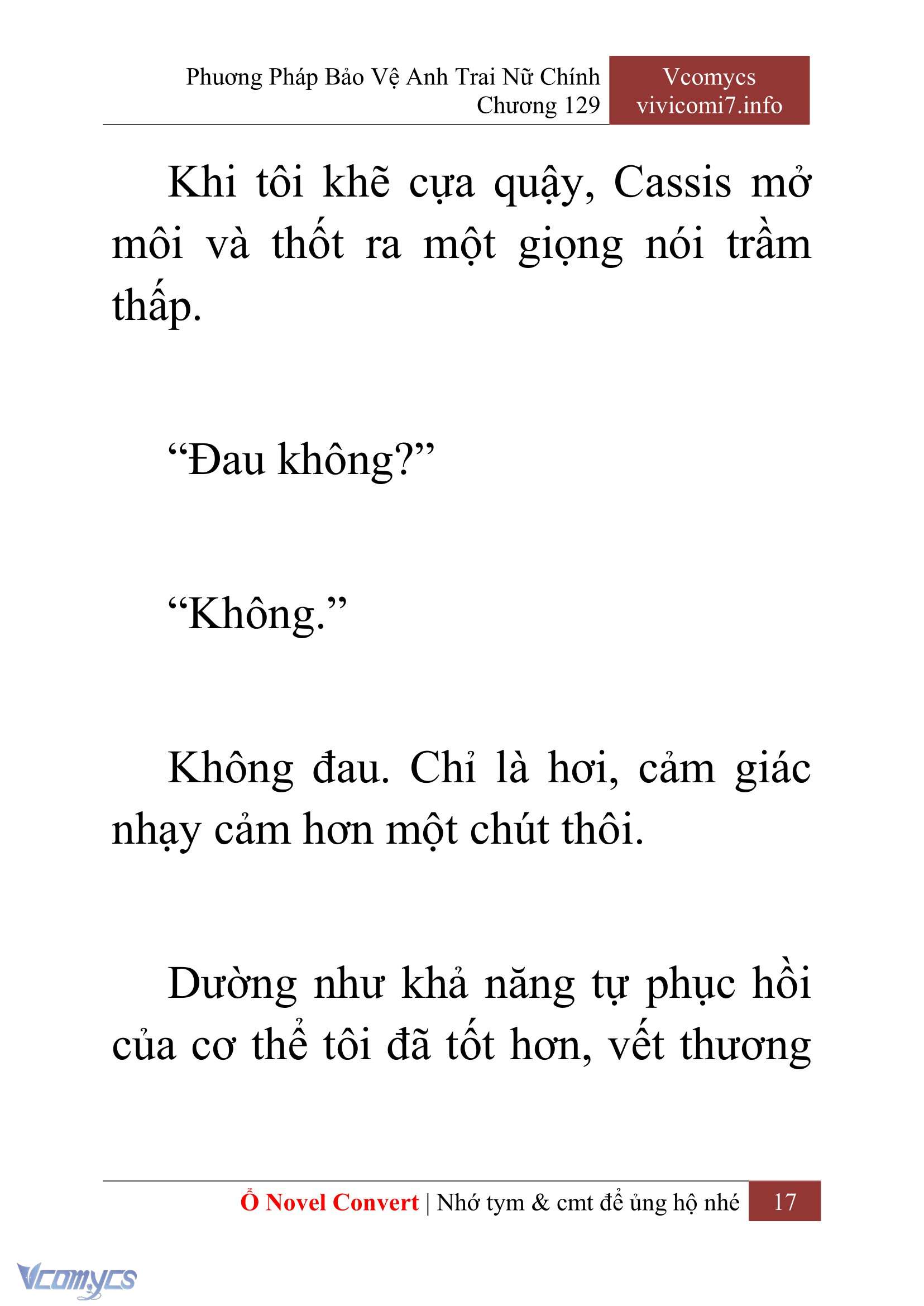 [Novel] Phương Pháp Bảo Vệ Anh Trai Nữ Chính Chap 129 - Trang 2