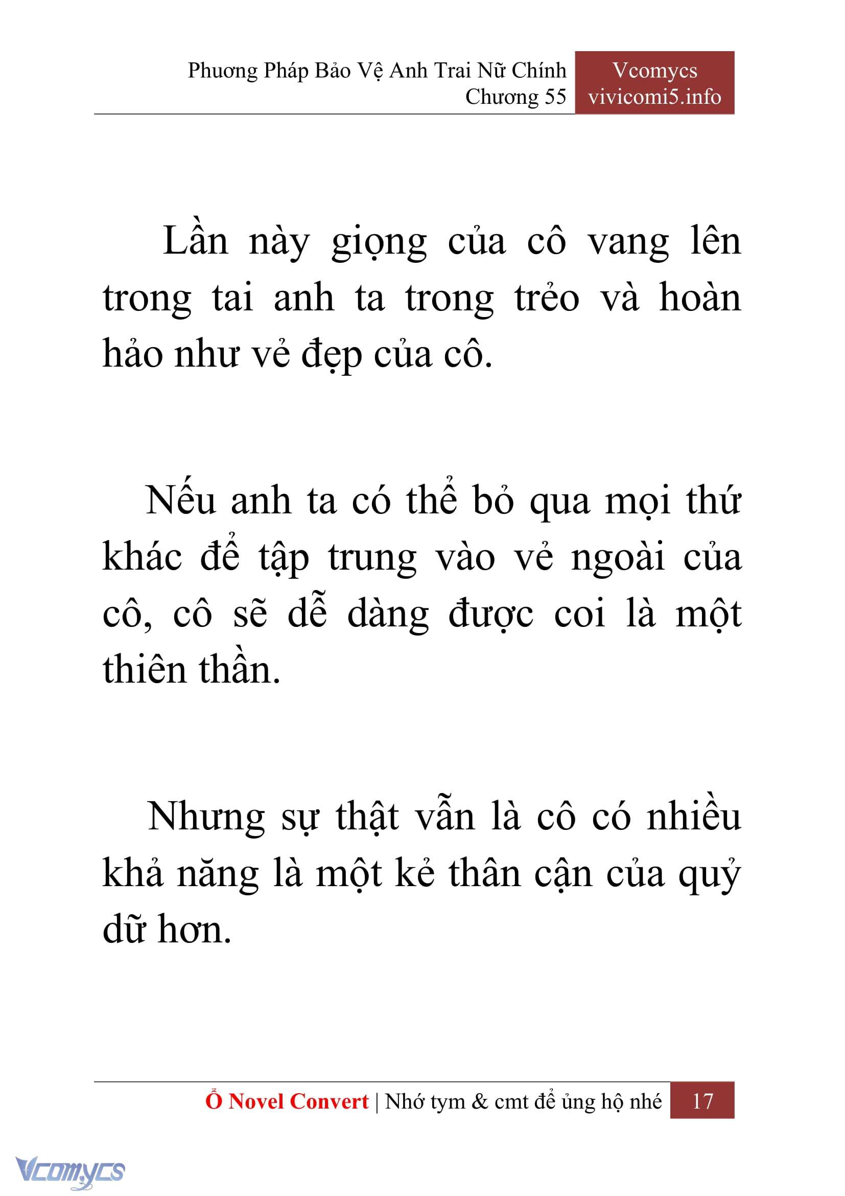 [Novel] Phương Pháp Bảo Vệ Anh Trai Nữ Chính Chap 55 - Trang 2