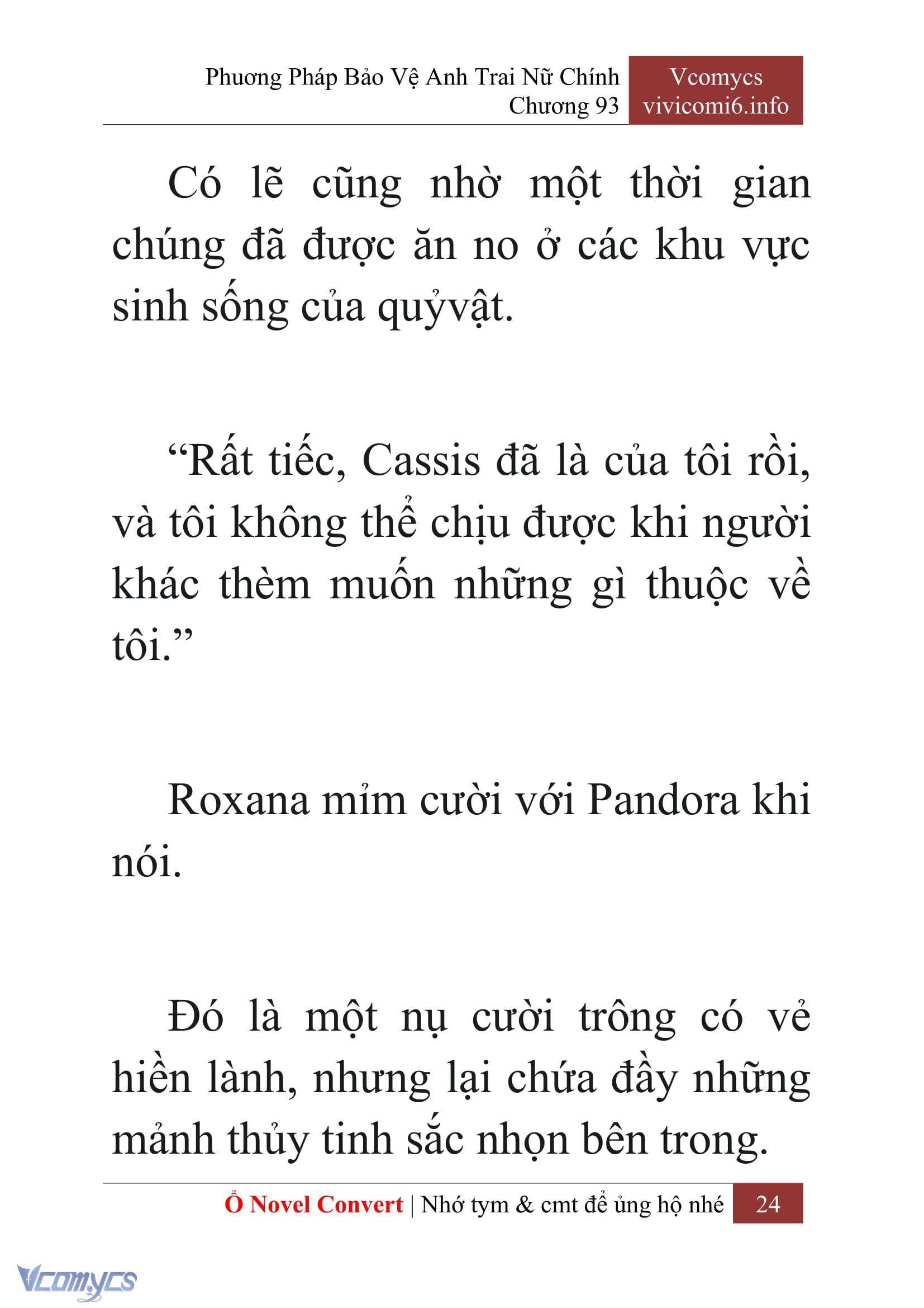 [Novel] Phương Pháp Bảo Vệ Anh Trai Nữ Chính Chap 93 - Trang 2