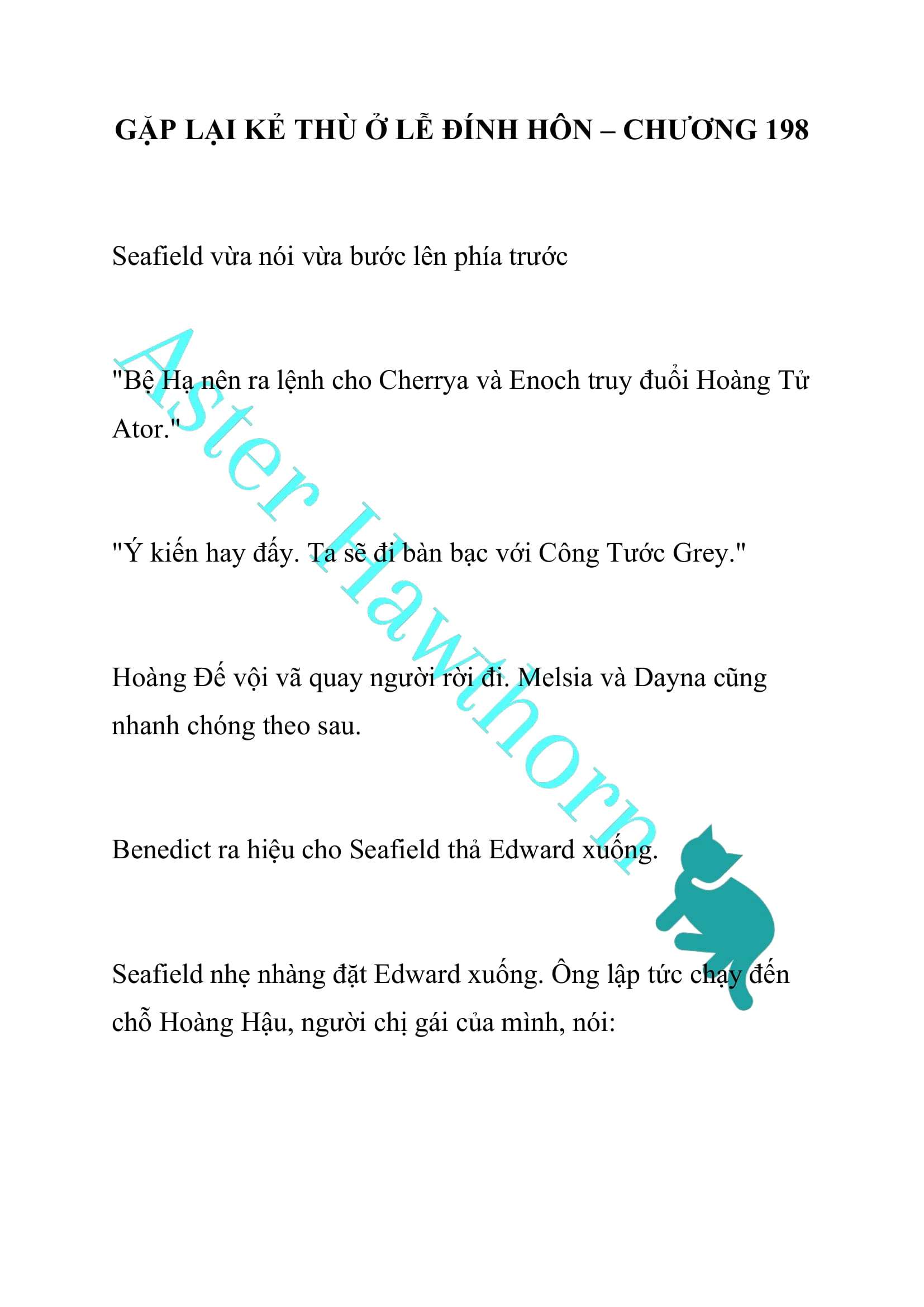 [NOVEL] Gặp Lại Kẻ Thù Ở Lễ Đính Hôn Chap 198 - Trang 2