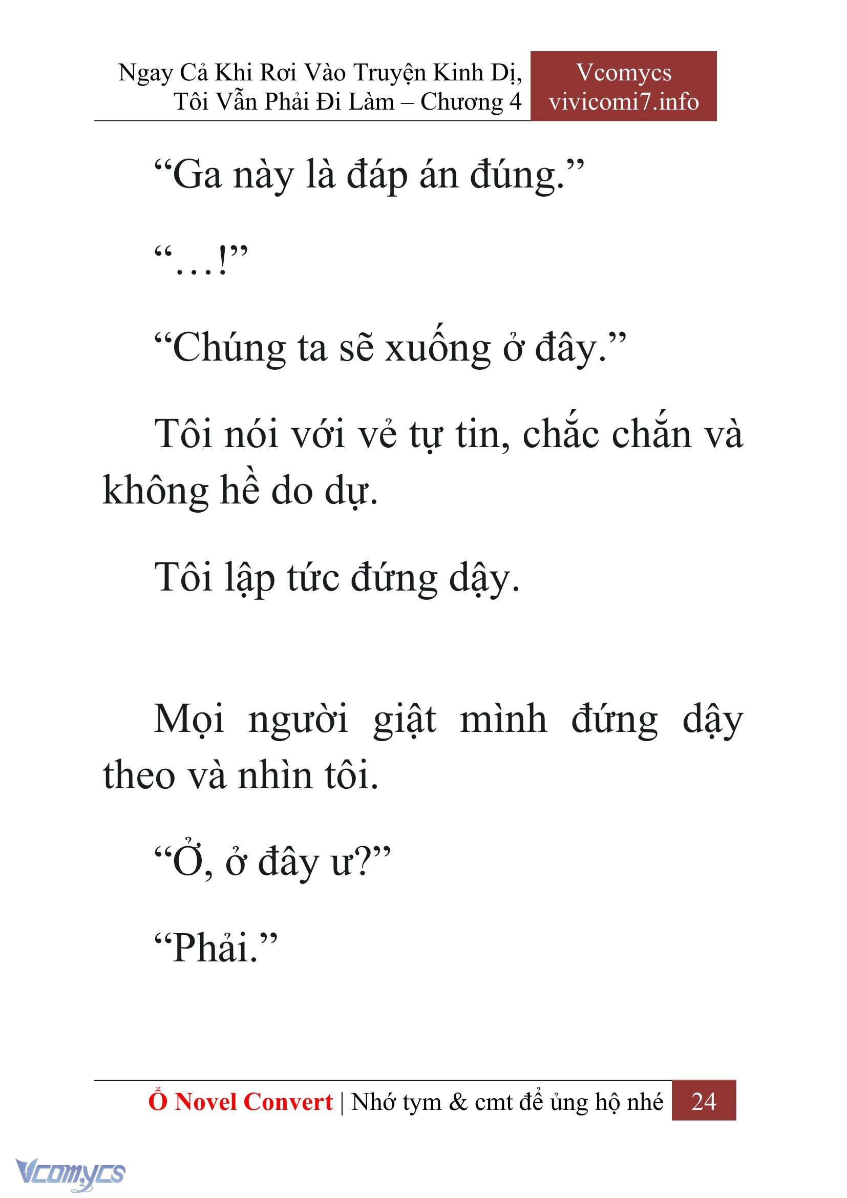 [Novel] Ngay Cả Khi Rơi Vào Truyện Kinh Dị, Tôi Vẫn Phải Đi Làm Chap 4 - Trang 2