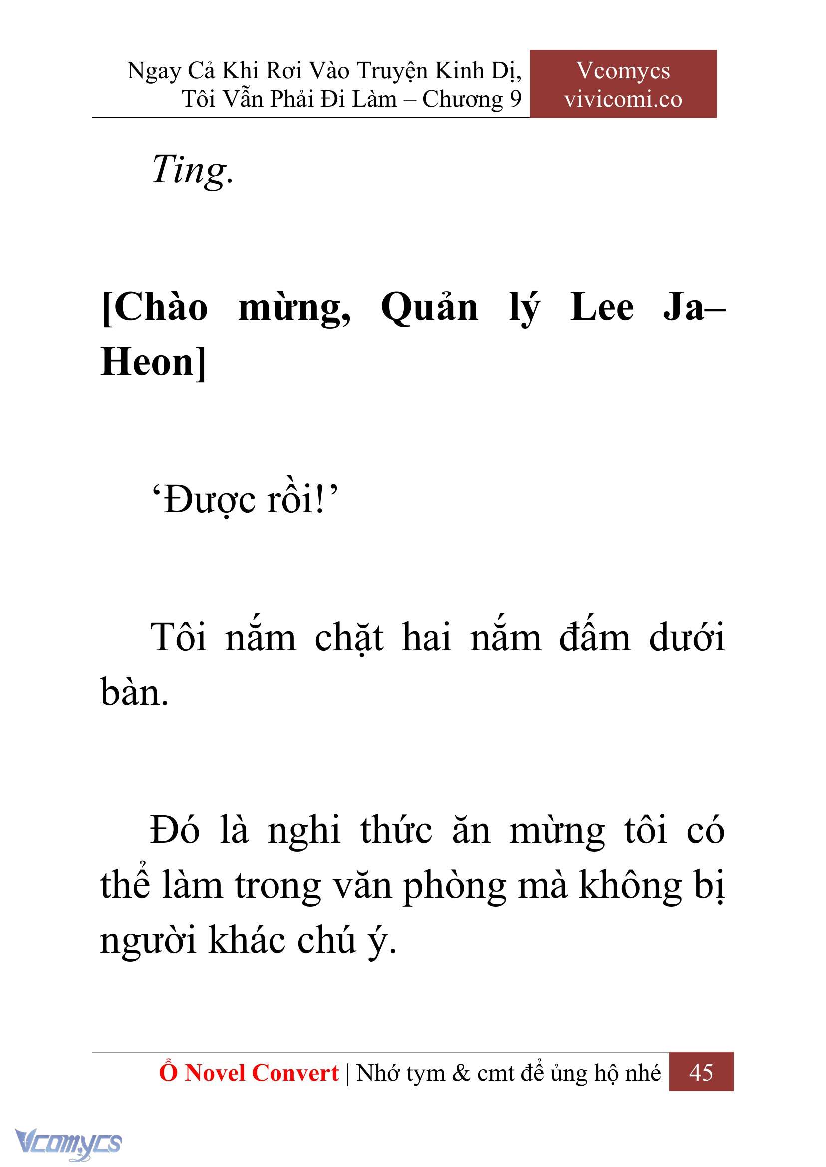 [Novel] Ngay Cả Khi Rơi Vào Truyện Kinh Dị, Tôi Vẫn Phải Đi Làm Chap 9 - Trang 2