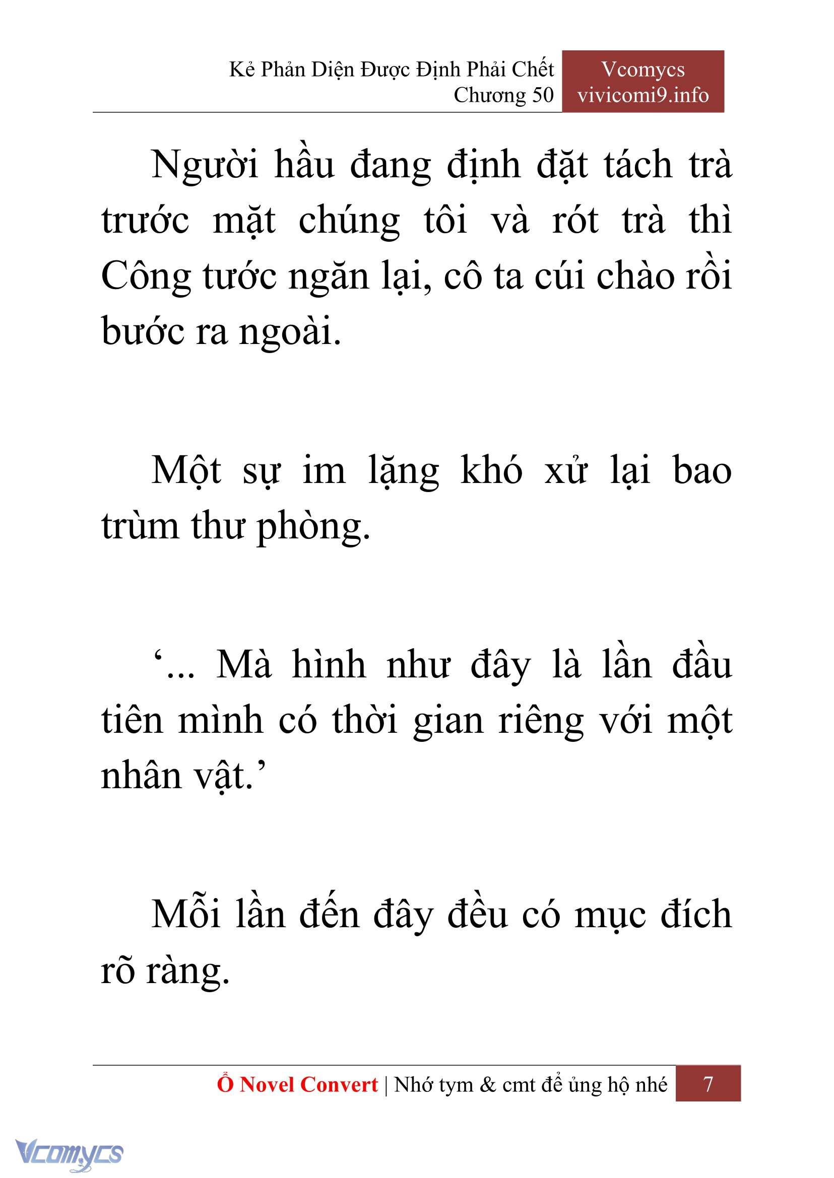 [Novel] Kẻ Phản Diện Được Định Phải Chết Chap 50 - Trang 2