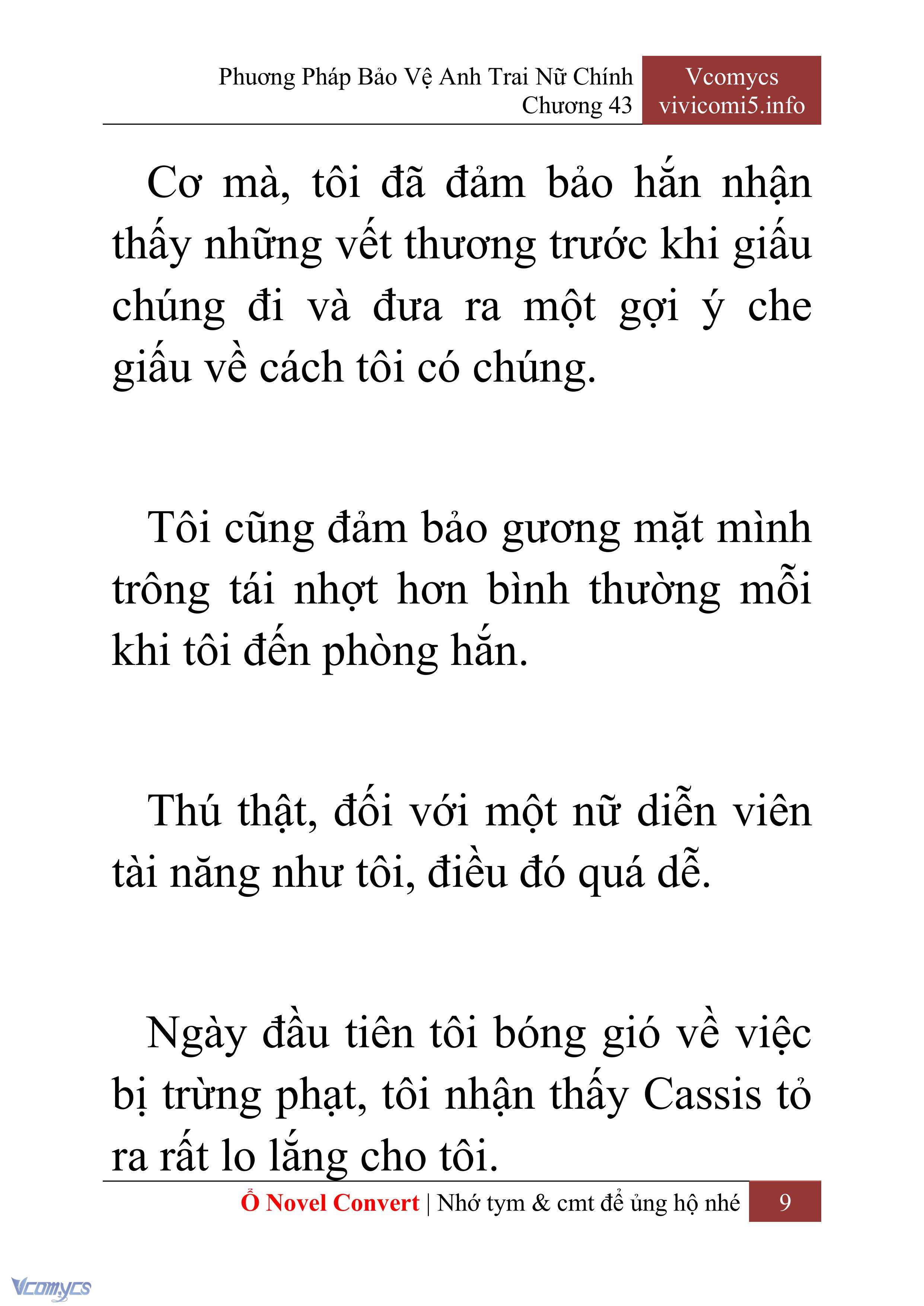 [Novel] Phương Pháp Bảo Vệ Anh Trai Nữ Chính Chap 43 - Trang 2