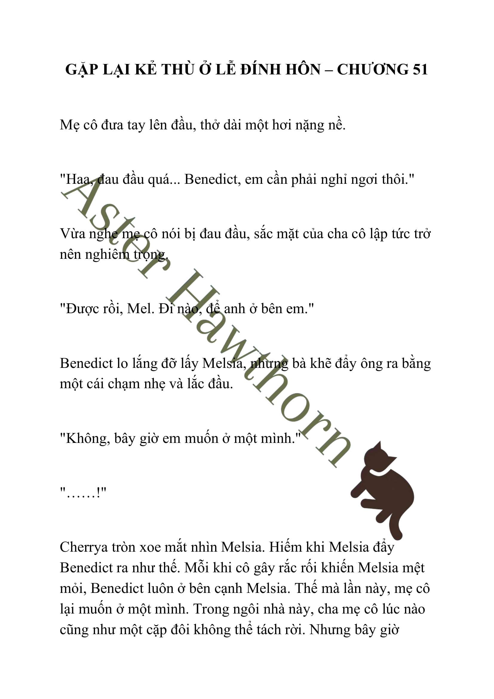 [NOVEL] Gặp Lại Kẻ Thù Ở Lễ Đính Hôn Chap 51 - Trang 2