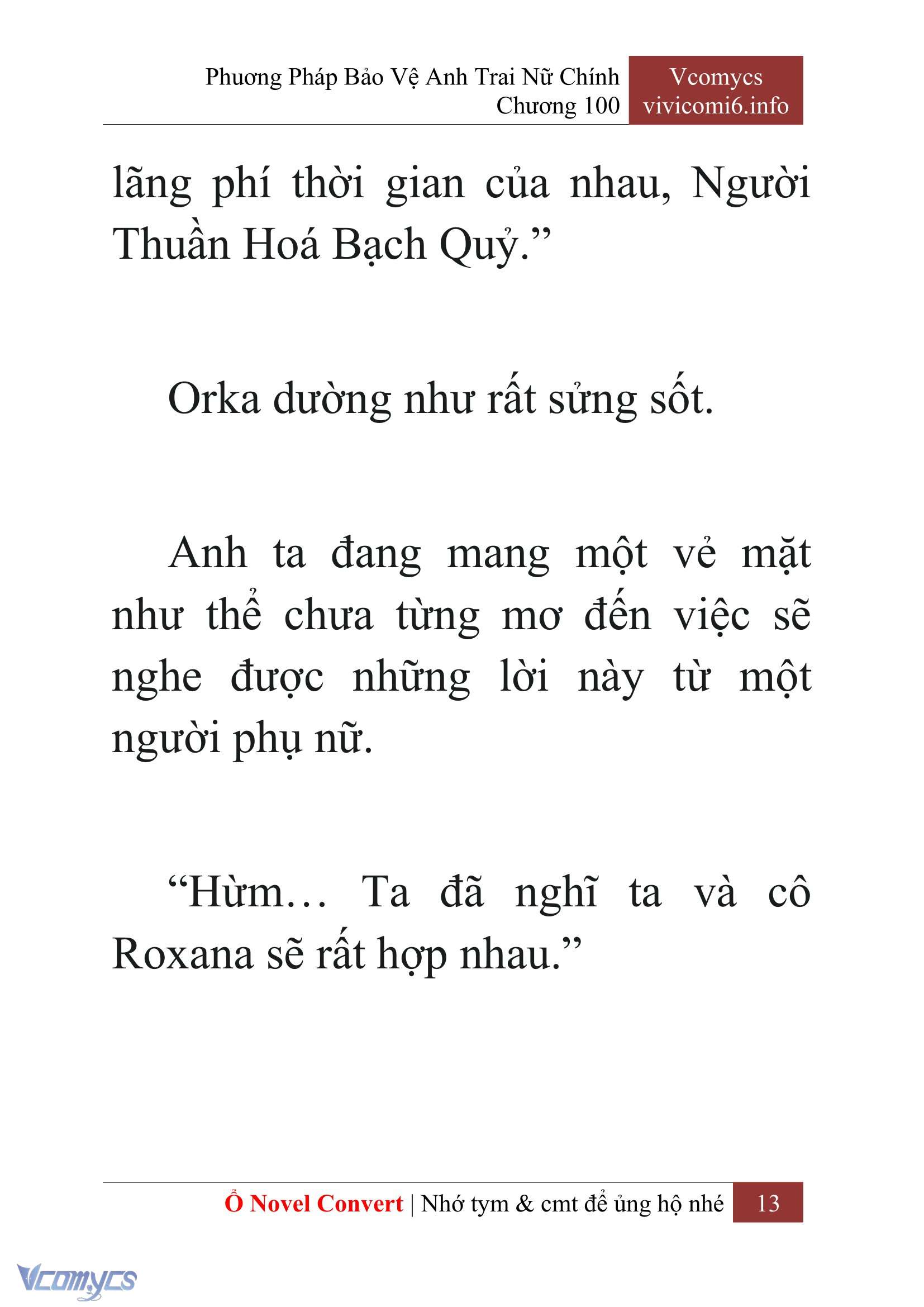 [Novel] Phương Pháp Bảo Vệ Anh Trai Nữ Chính Chap 100 - Trang 2