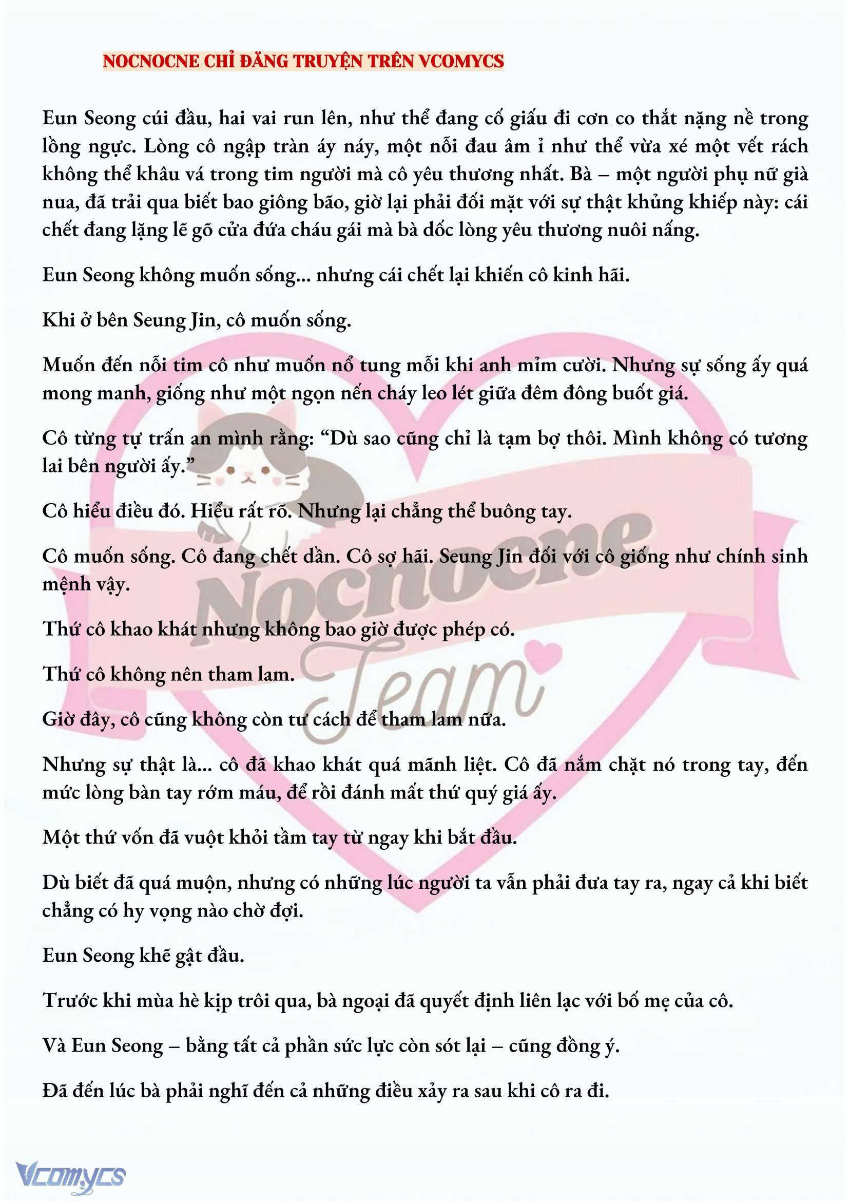 [NOVEL] CHÚNG TA KẾT THÚC VÀO MÙA THU Chap 50 - Trang 2