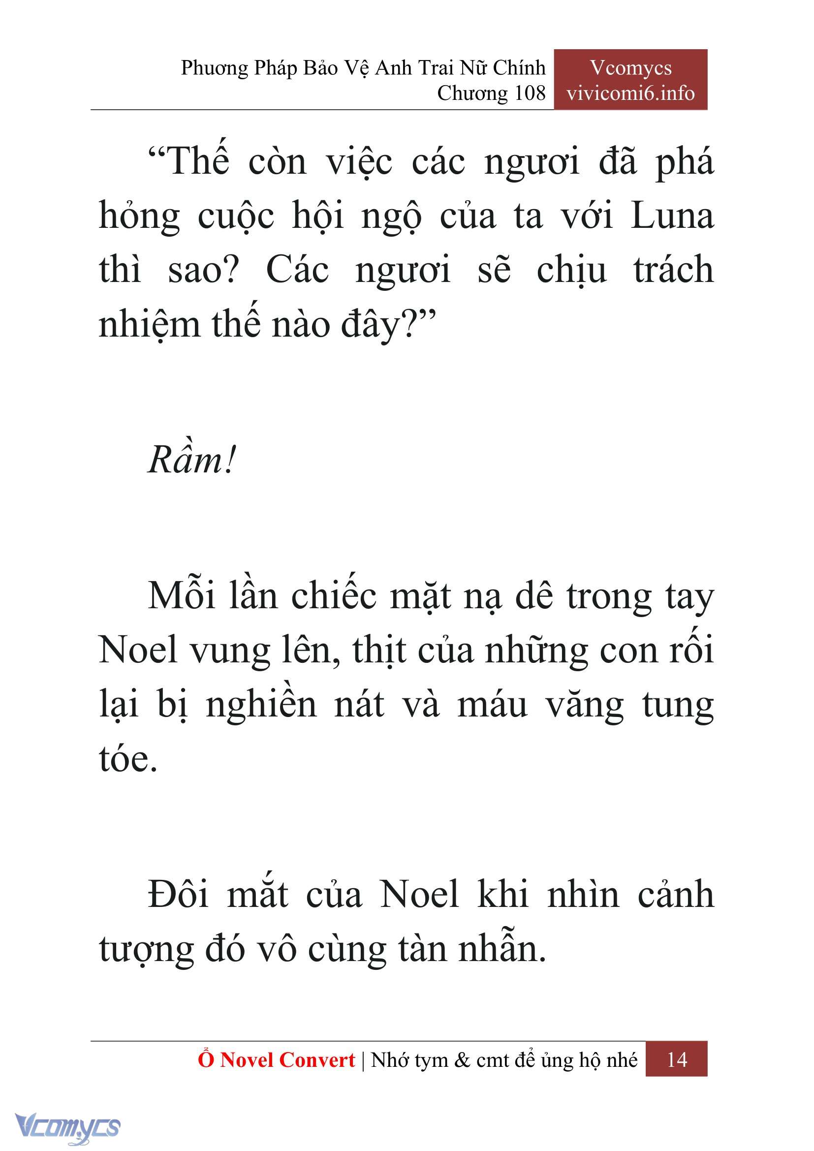 [Novel] Phương Pháp Bảo Vệ Anh Trai Nữ Chính Chap 108 - Trang 2