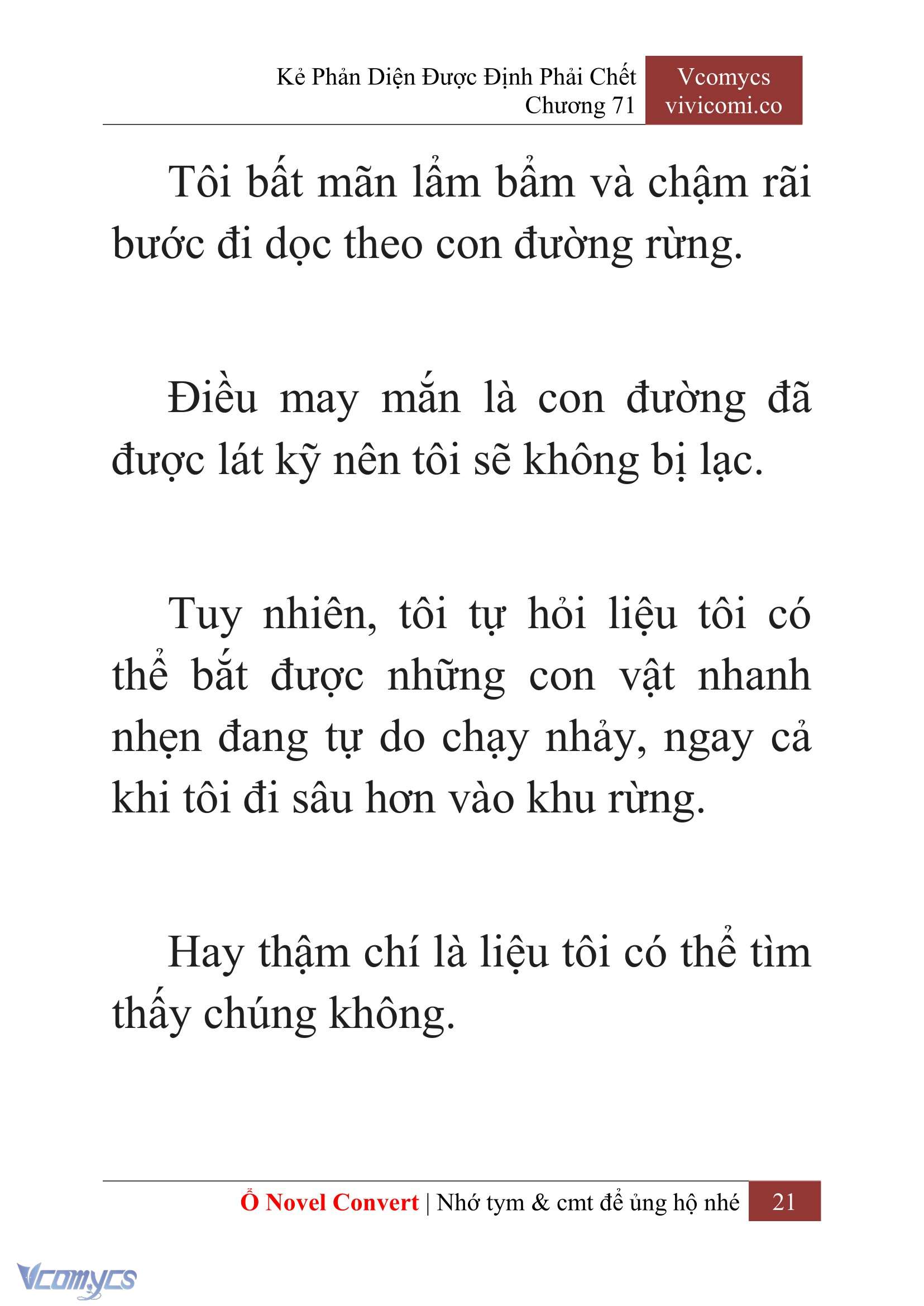 [Novel] Kẻ Phản Diện Được Định Phải Chết Chap 71 - Next Chap 72