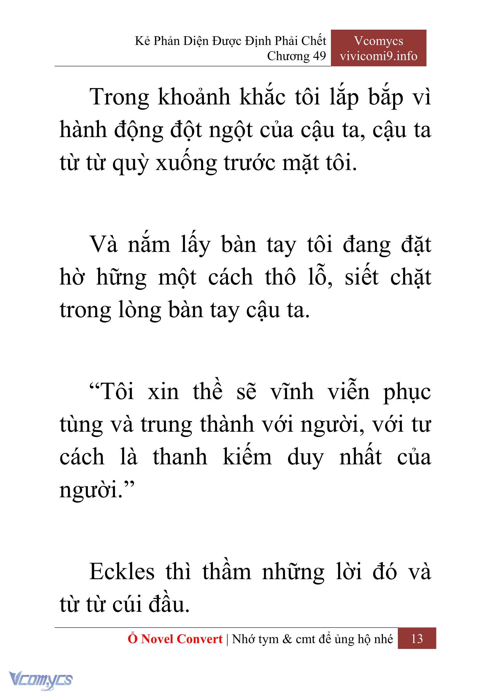 [Novel] Kẻ Phản Diện Được Định Phải Chết Chap 49 - Trang 2