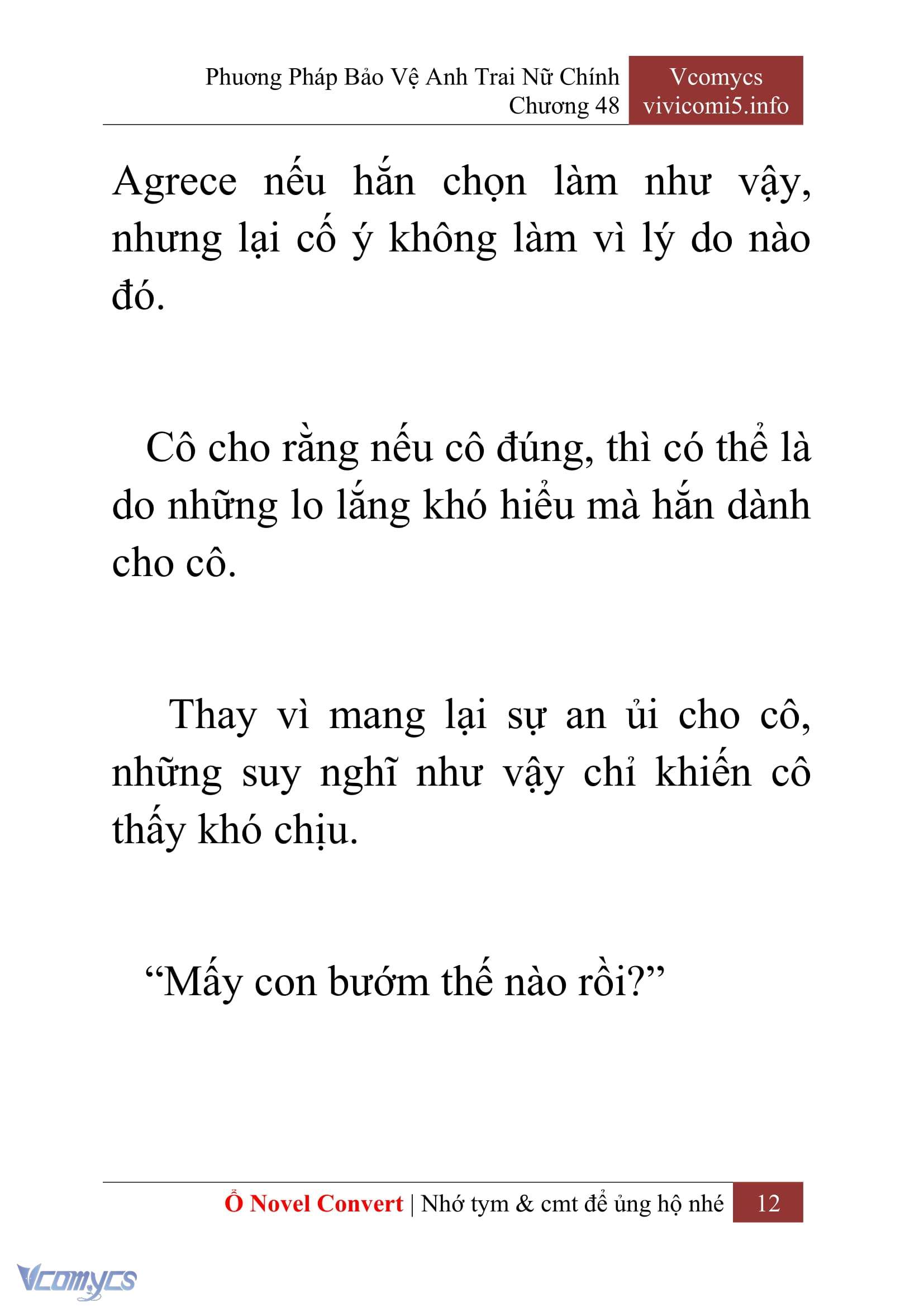 [Novel] Phương Pháp Bảo Vệ Anh Trai Nữ Chính Chap 48 - Trang 2