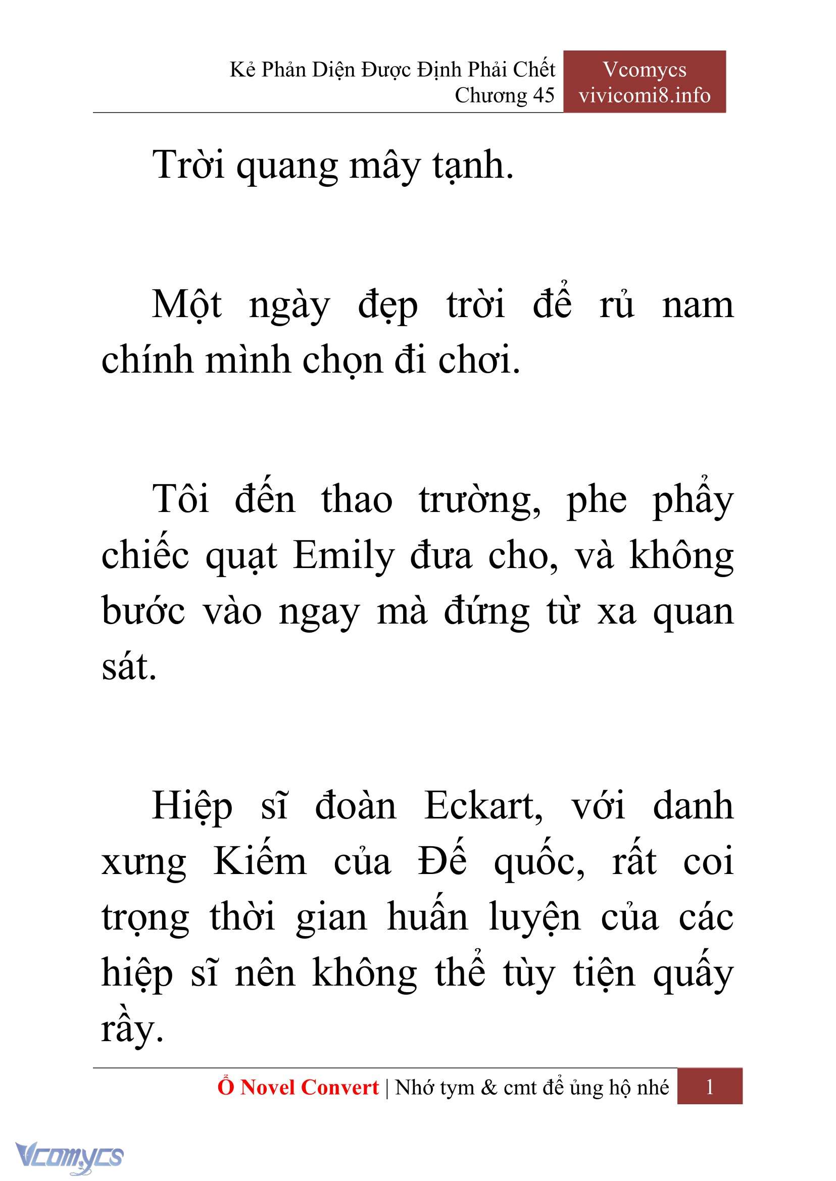 [Novel] Kẻ Phản Diện Được Định Phải Chết Chap 45 - Trang 2