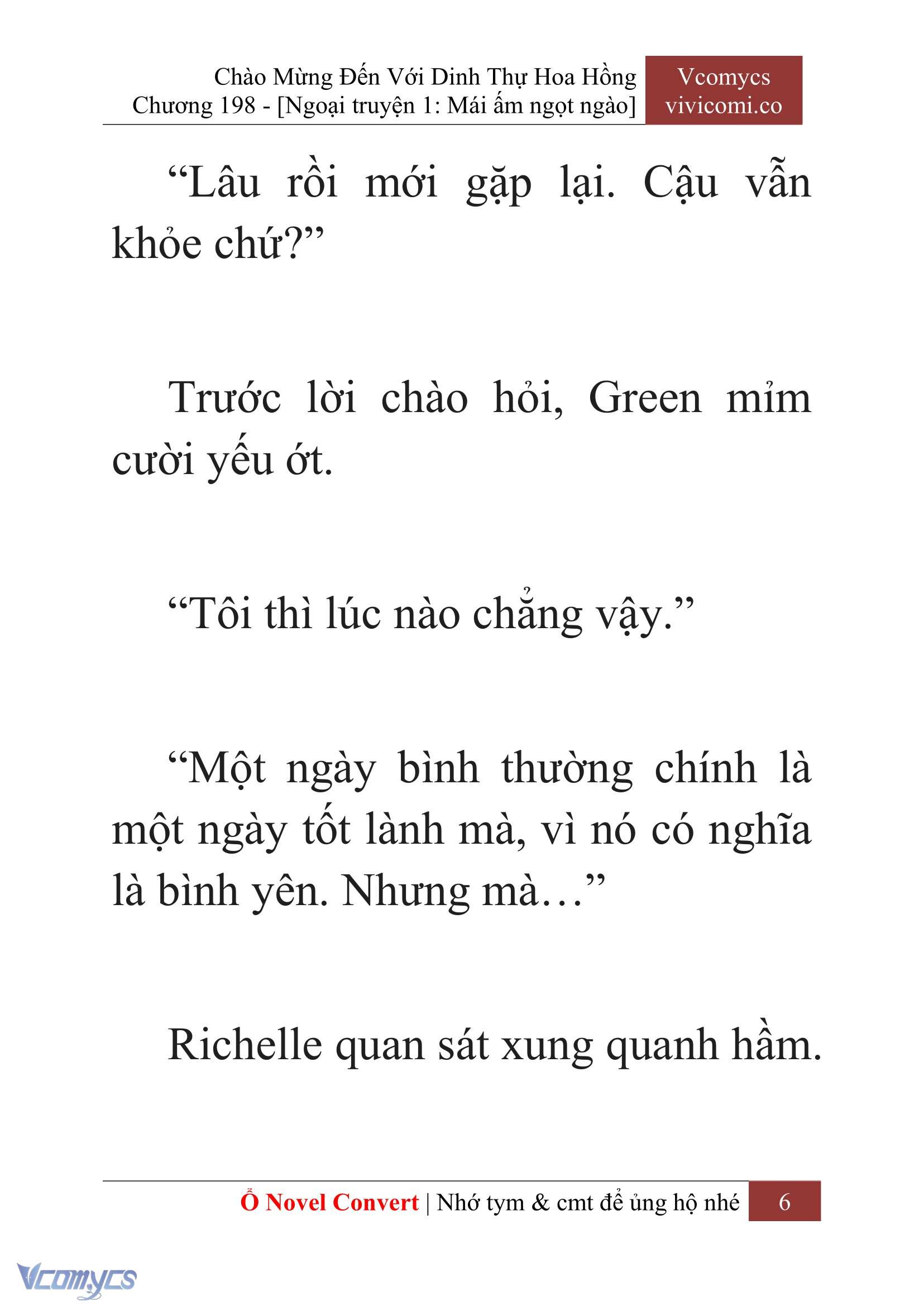 [Novel] Chào Mừng Đến Với Dinh Thự Hoa Hồng Chap 198 - Trang 2